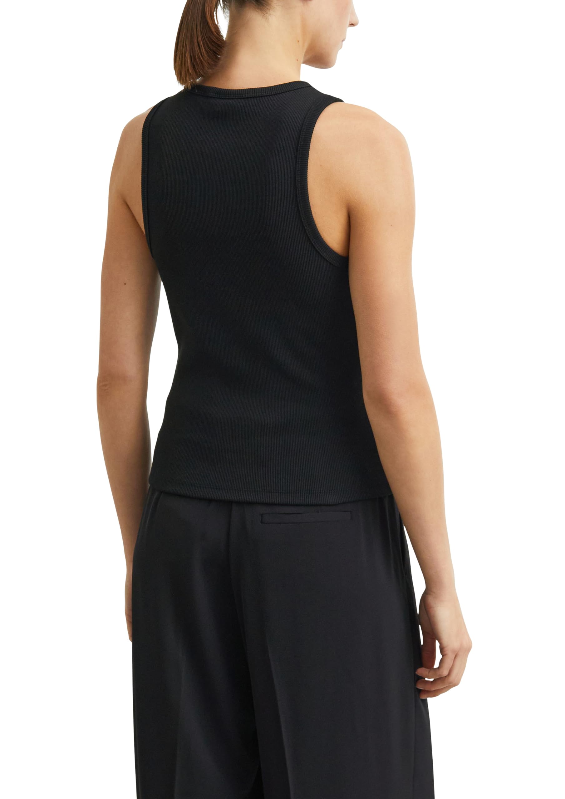 comma-tank-top-baumwollripp-schwarz-gr-46 image 2