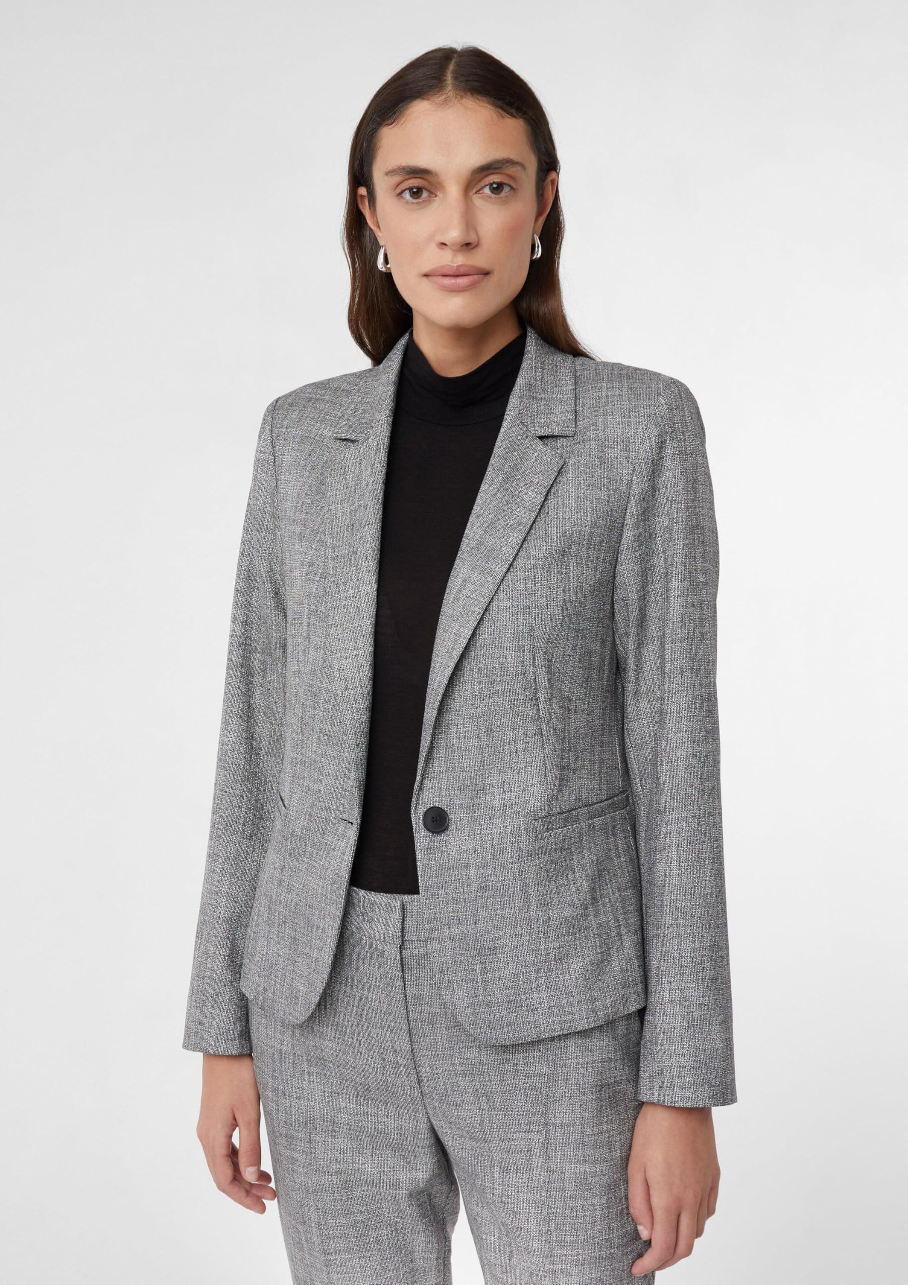 comma-blazer-tailliert-salt-pepper-gr-42-blazer image 6