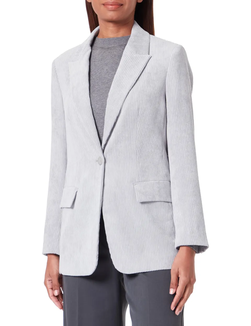 comma-blazer-cordstruktur-halblang-damen-gr-e-42 image 1