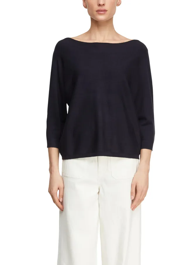 comma-2178204-strickpullover-gr-46-blau-strick image 1