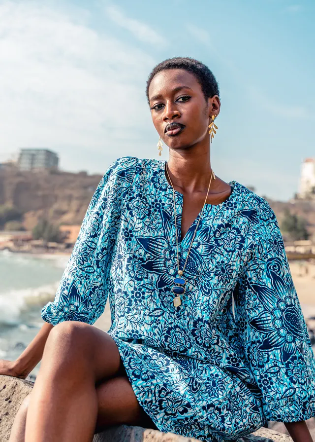 la-f-e-marabout-e-vaiana-kleid-blau-floral-baumwolle-34 image 1