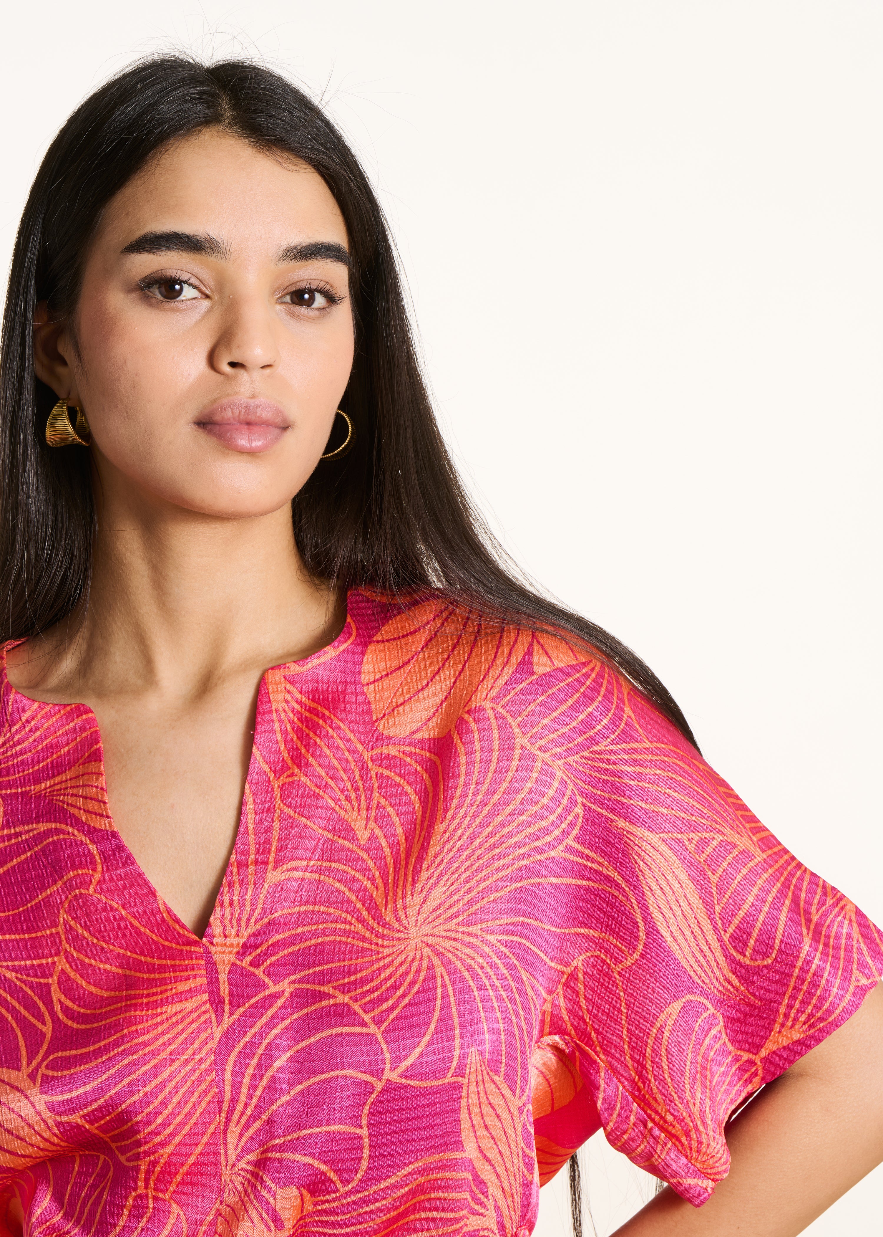 la-f-e-marabout-e-ferina-top-crop-floral-rosa-gr-34-46 image 5