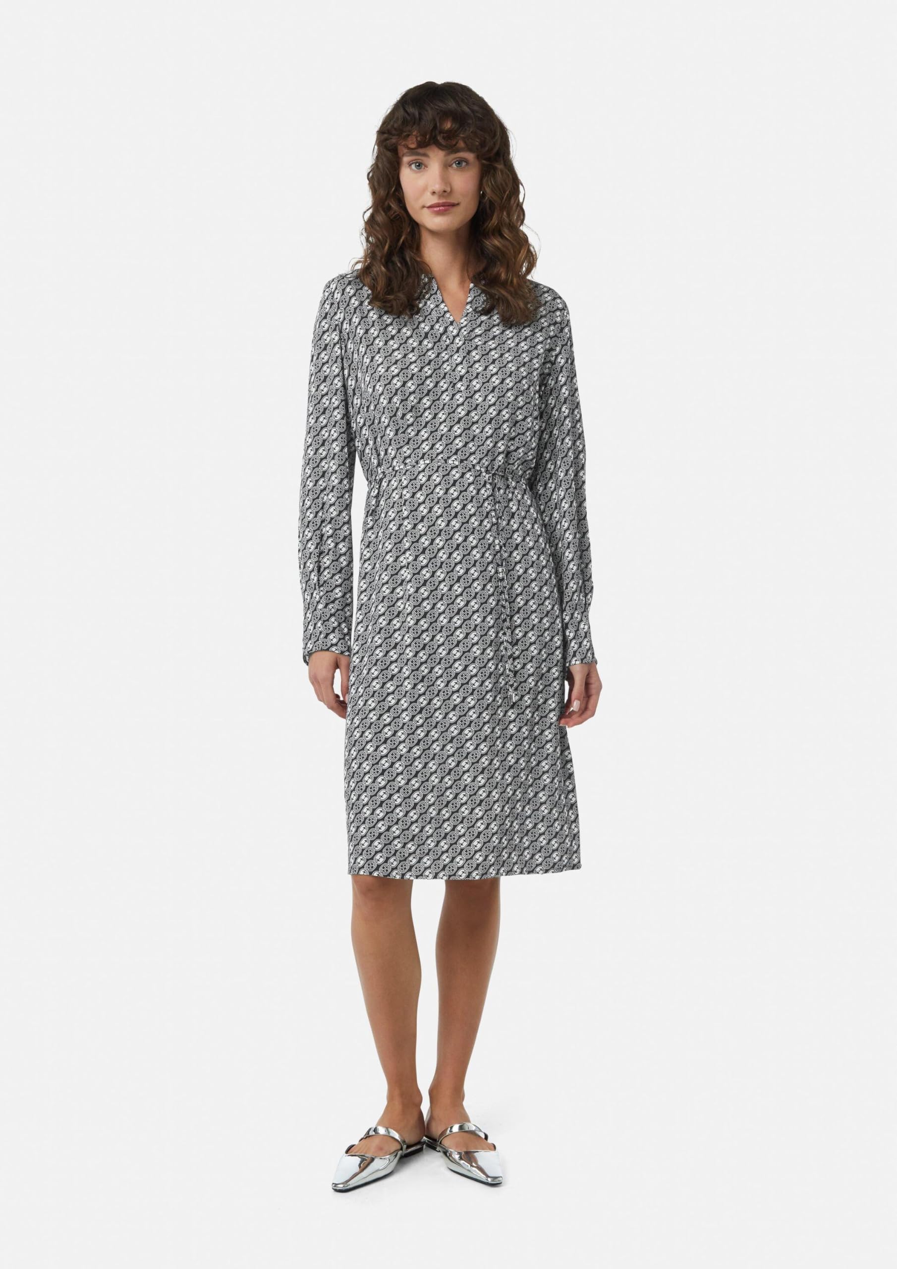 comma-kleid-cr-pe-icon-muster-blusenkleid-gr-e-38 image 7