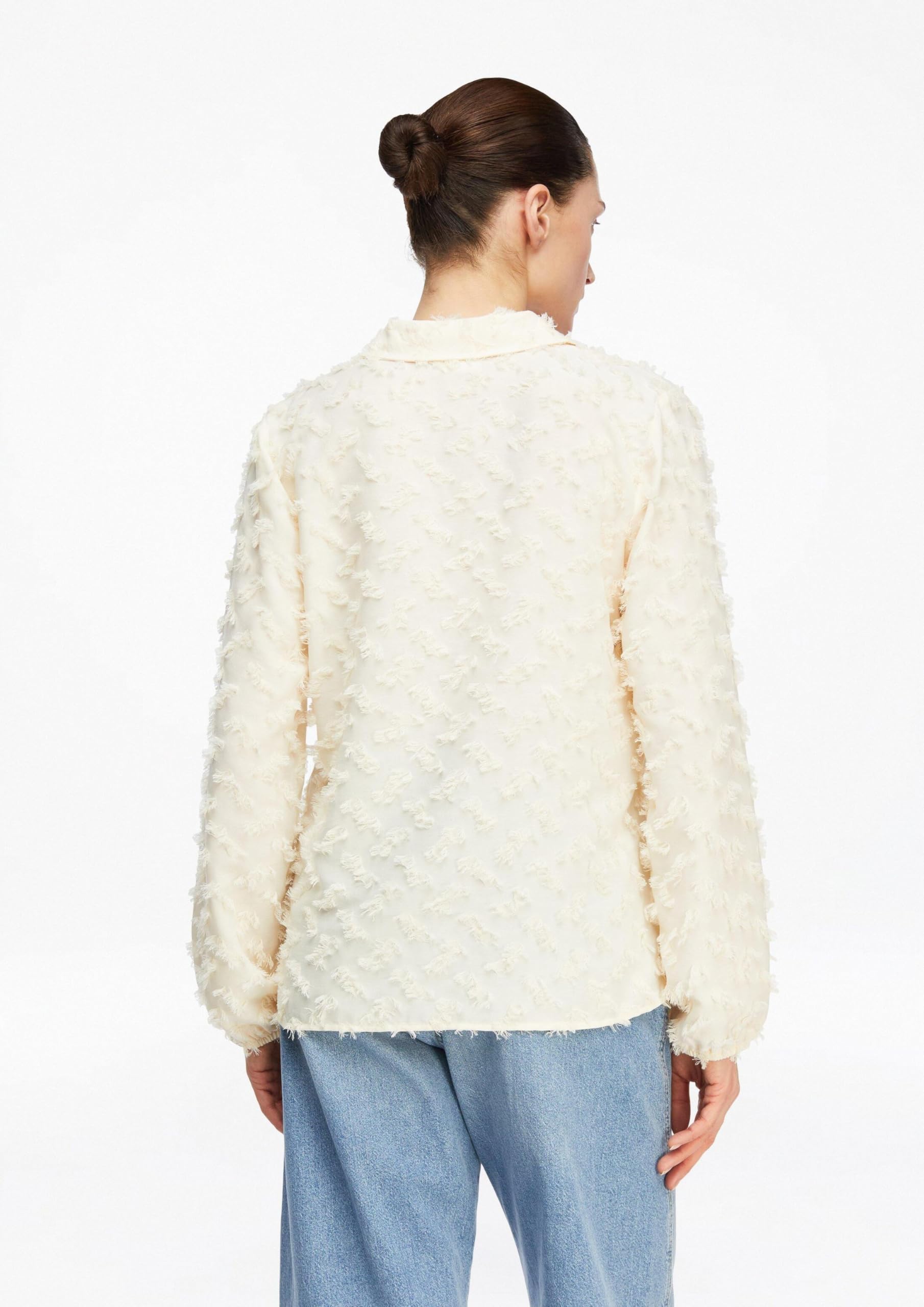 comma-jacquard-bluse-3-d-struktur-gr-46 image 7