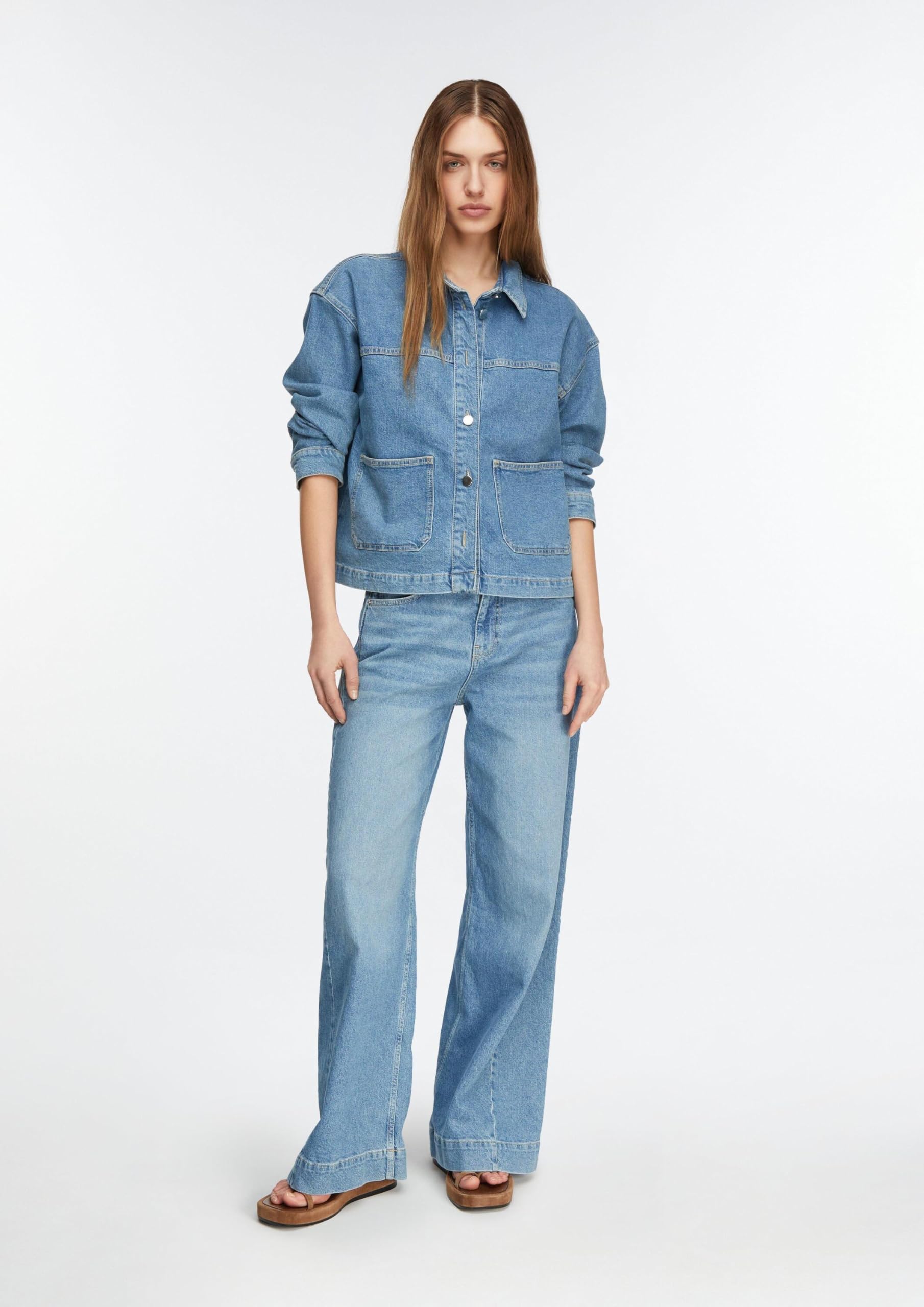 comma-jeans-wide-leg-damen-5-pocket-gr-34 image 7
