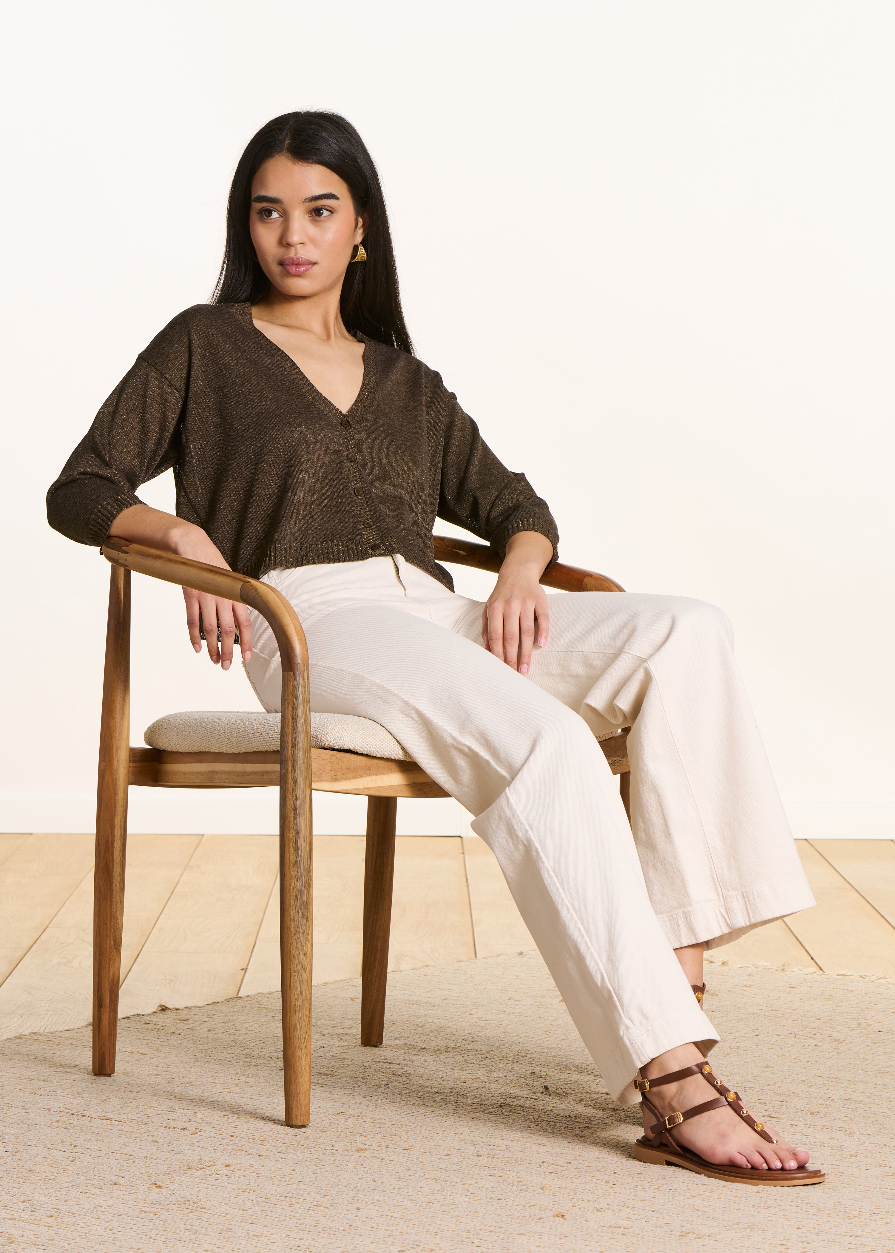 la-f-e-marabout-e-manele-strickweste-braun-gr-m image 2