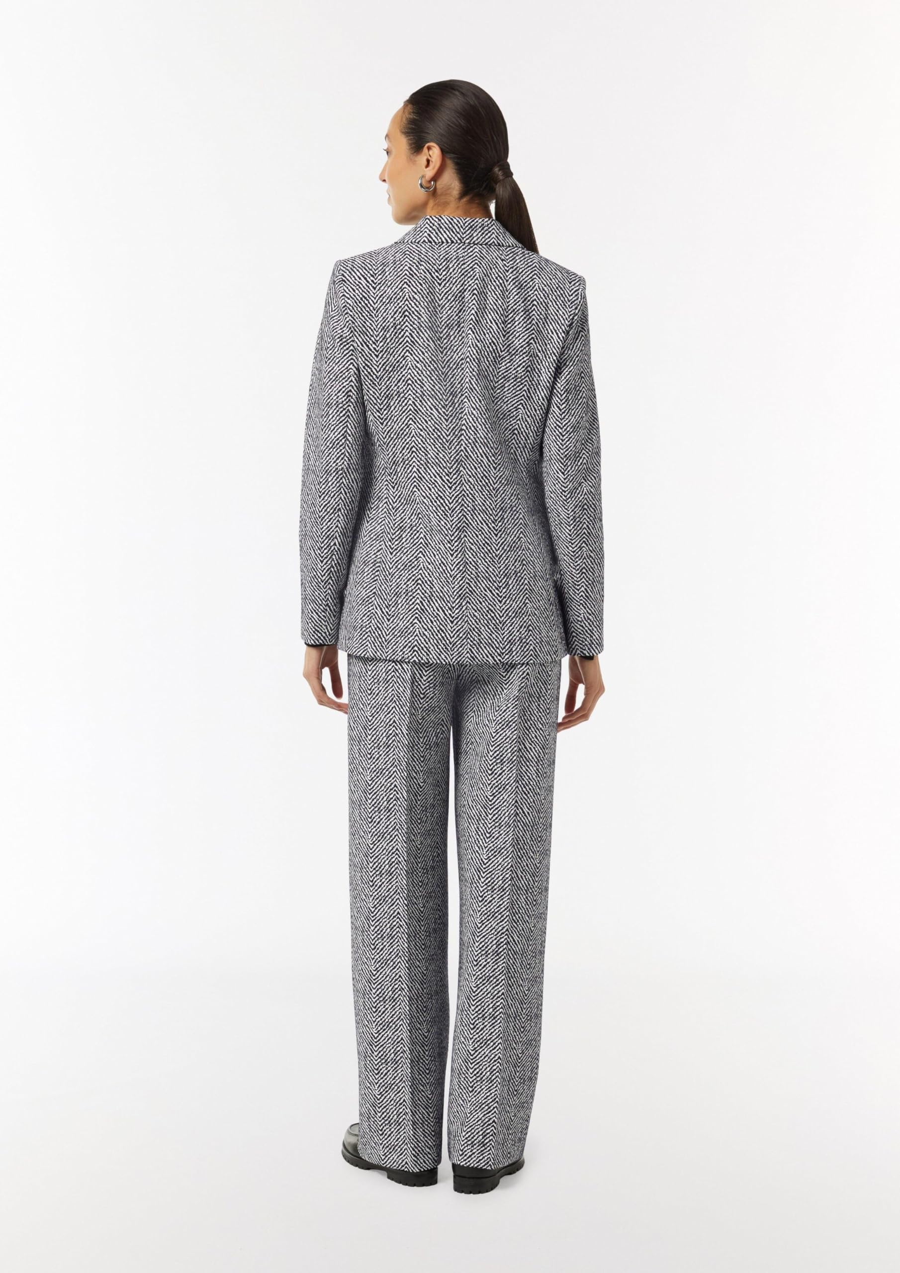 comma-blazers-blazer-jacquard-strukturmuster-damen-gr-44 image 8