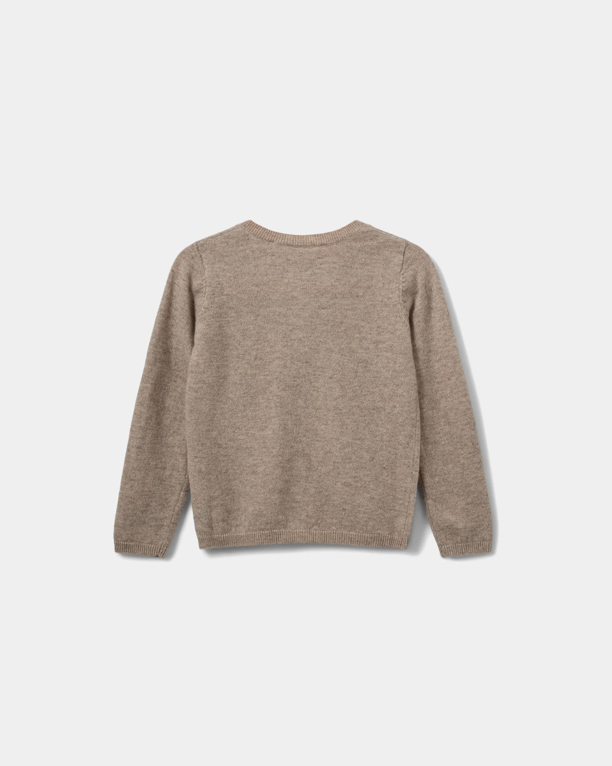 sofie-schnoor-kids-cissesk-cardigan-brown-melange-wolle image 2