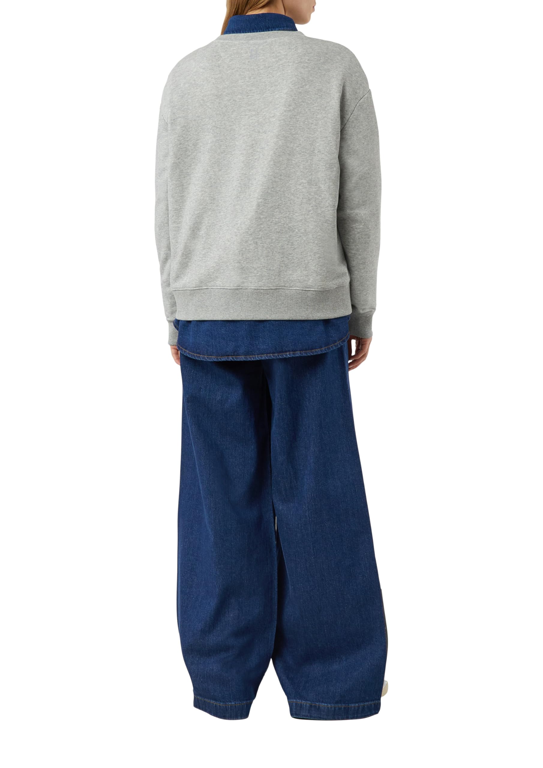 comma-oversized-sweatshirt-relaxed-olivgr-n image 2