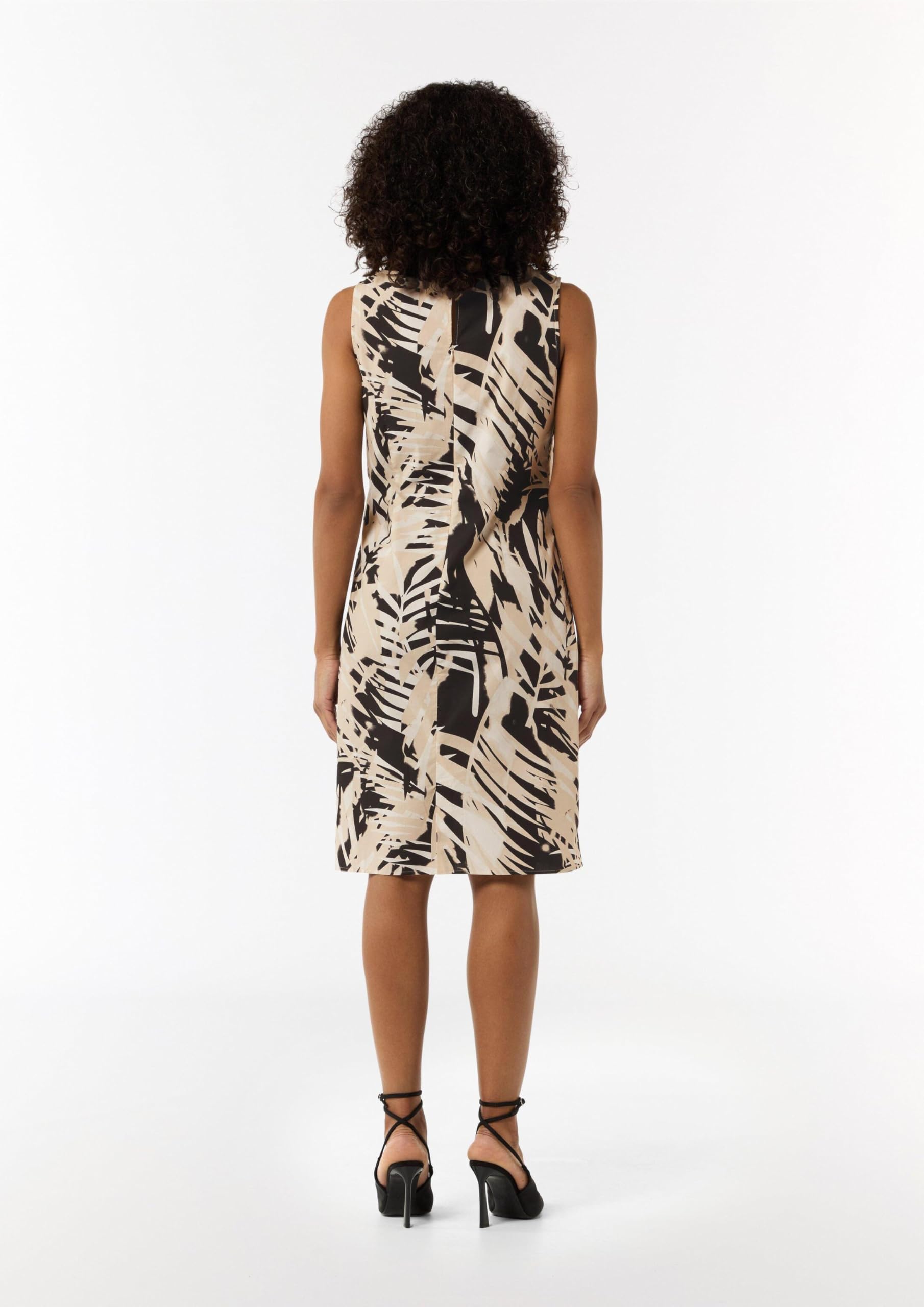 comma-dresses-baumwollkleid-relaxed-schwarz-gr-38 image 6