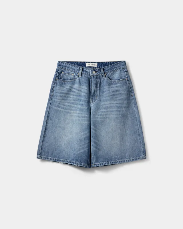 sofie-schnoor-women-stokesw-shorts-denim-blue-oversized image 1