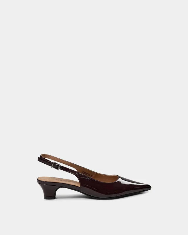 sofie-schnoor-helenasw-stiletto-leder-burgundy-riemen image 1