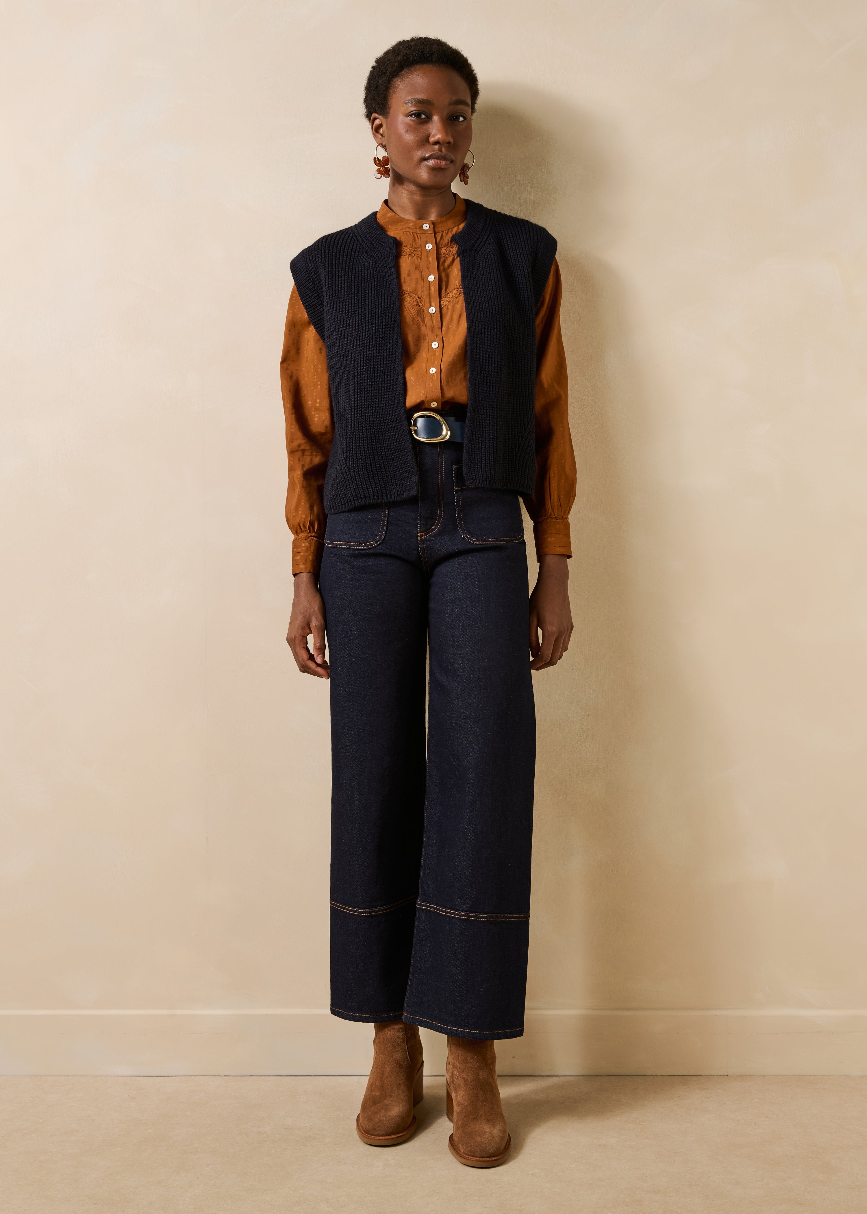 la-f-e-marabout-e-pulls-gilets-esencia-weste-marine-gr-m image 2