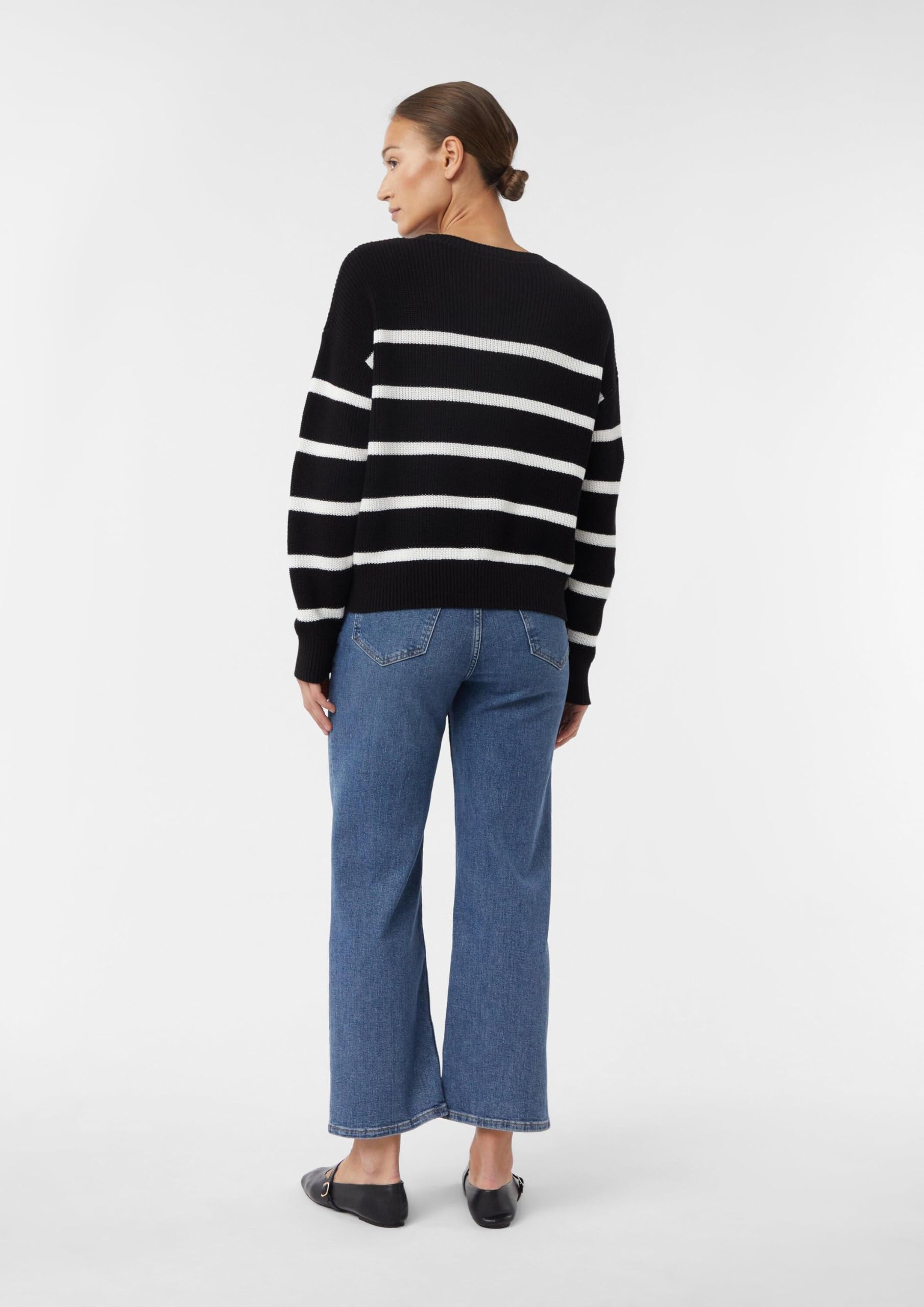 comma-knitwear-streifenpullover-relaxed-fit-pullover-gr-m image 8