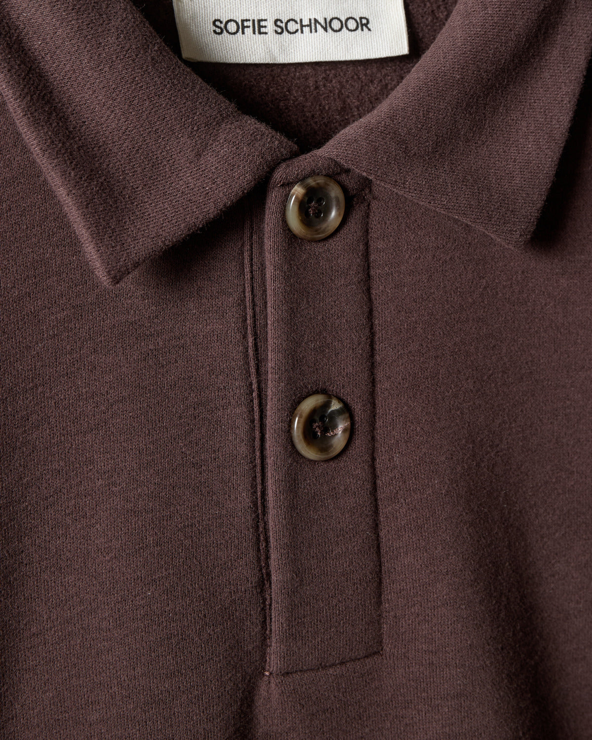 sofie-schnoor-women-lumesw-polo-sweatshirt-dunkelbraun-baumwolle image 7