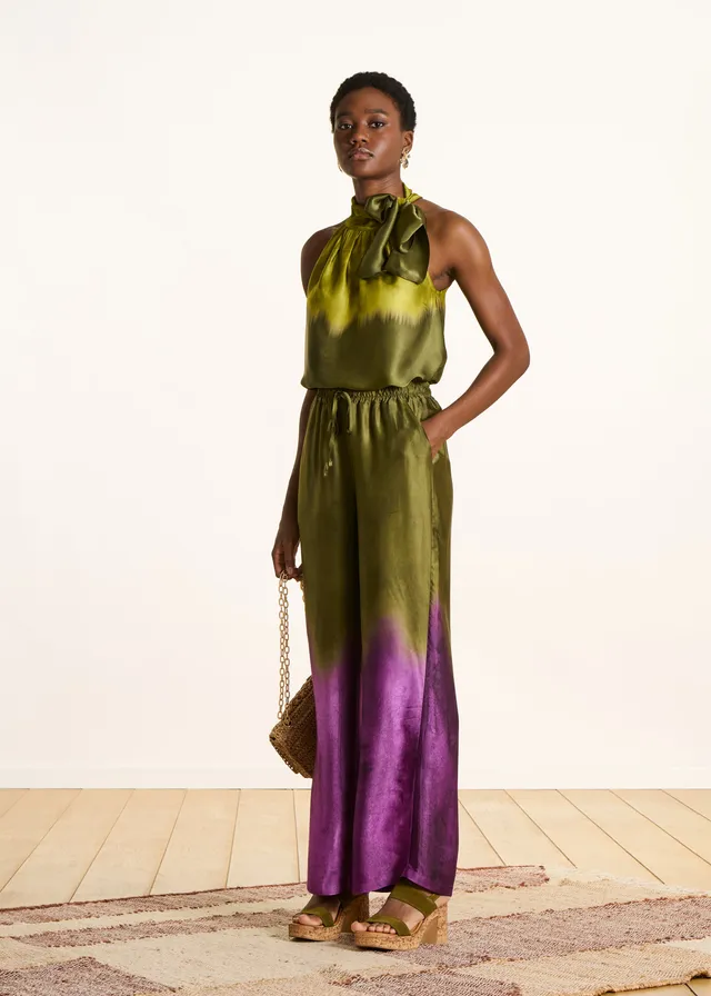 la-f-e-marabout-e-bacchia-satin-hose-gr-n-tie-dye-weit image 1