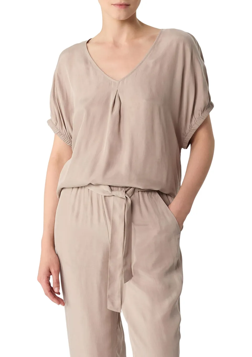 comma-blouses-2171700-bluse-kurzarm-gr-46-sommer image 1