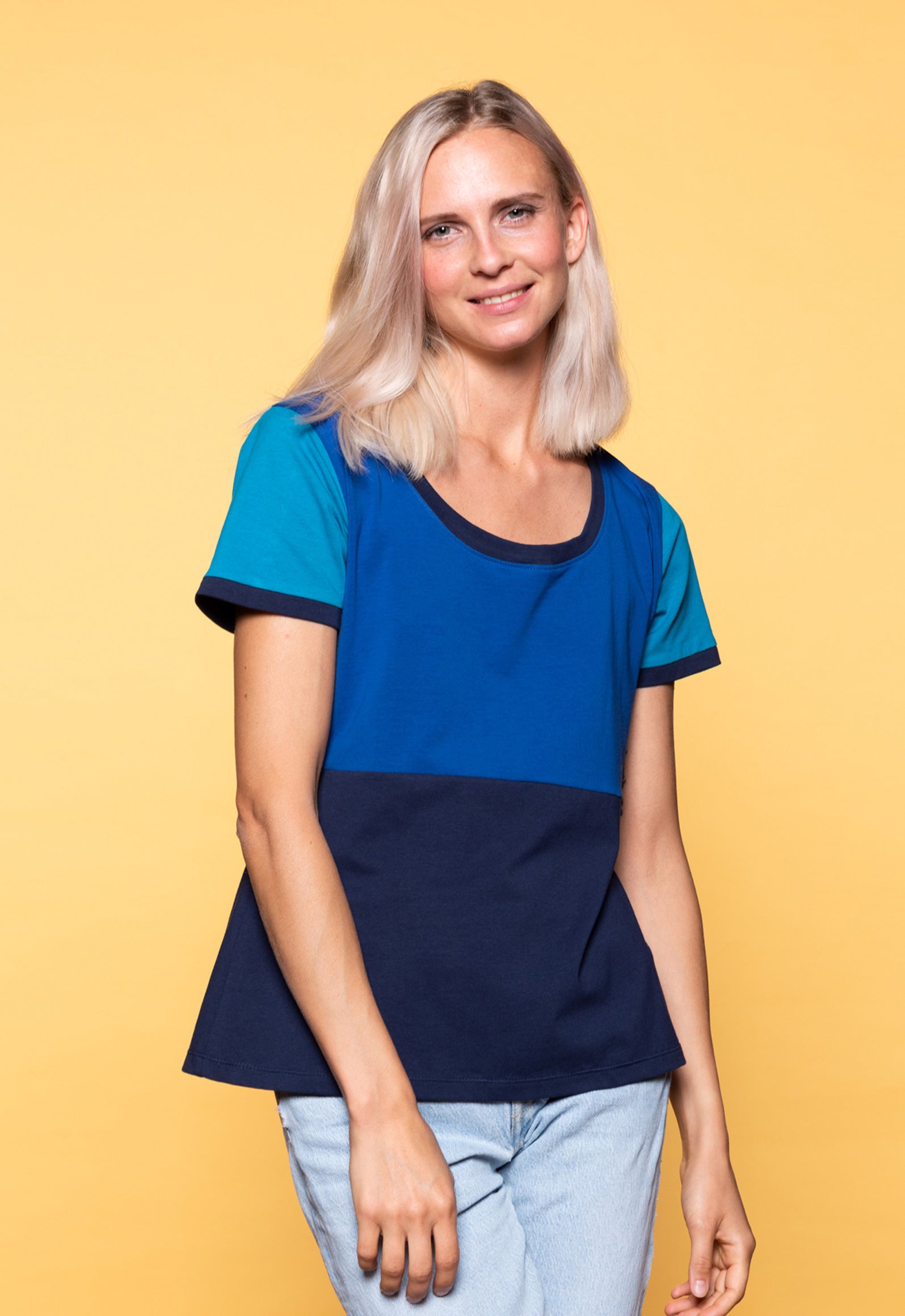 moshiki-s26top-g6-patchwork-t-shirt-bio-baumwolle image 3
