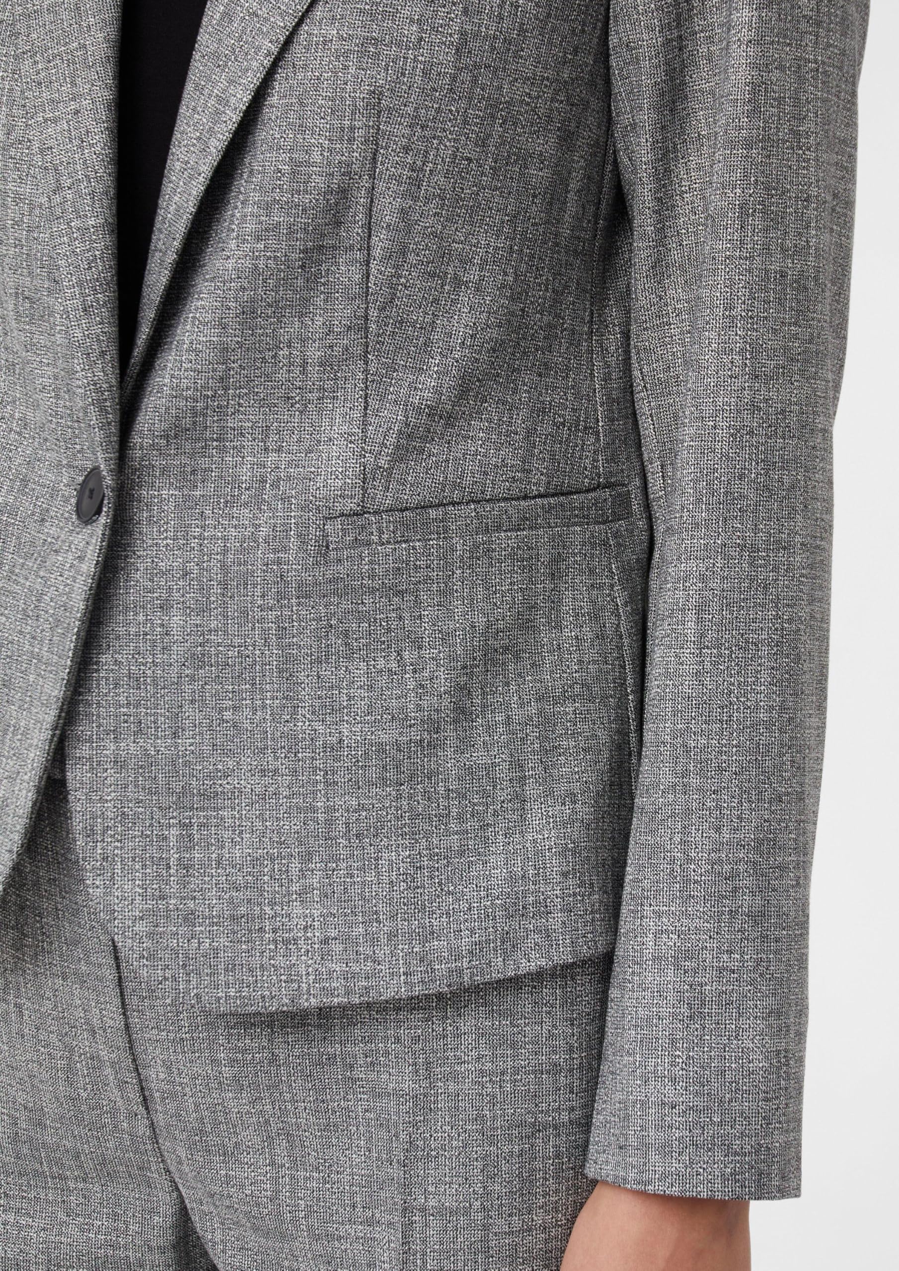 comma-blazer-tailliert-salt-pepper-gr-42-blazer image 4