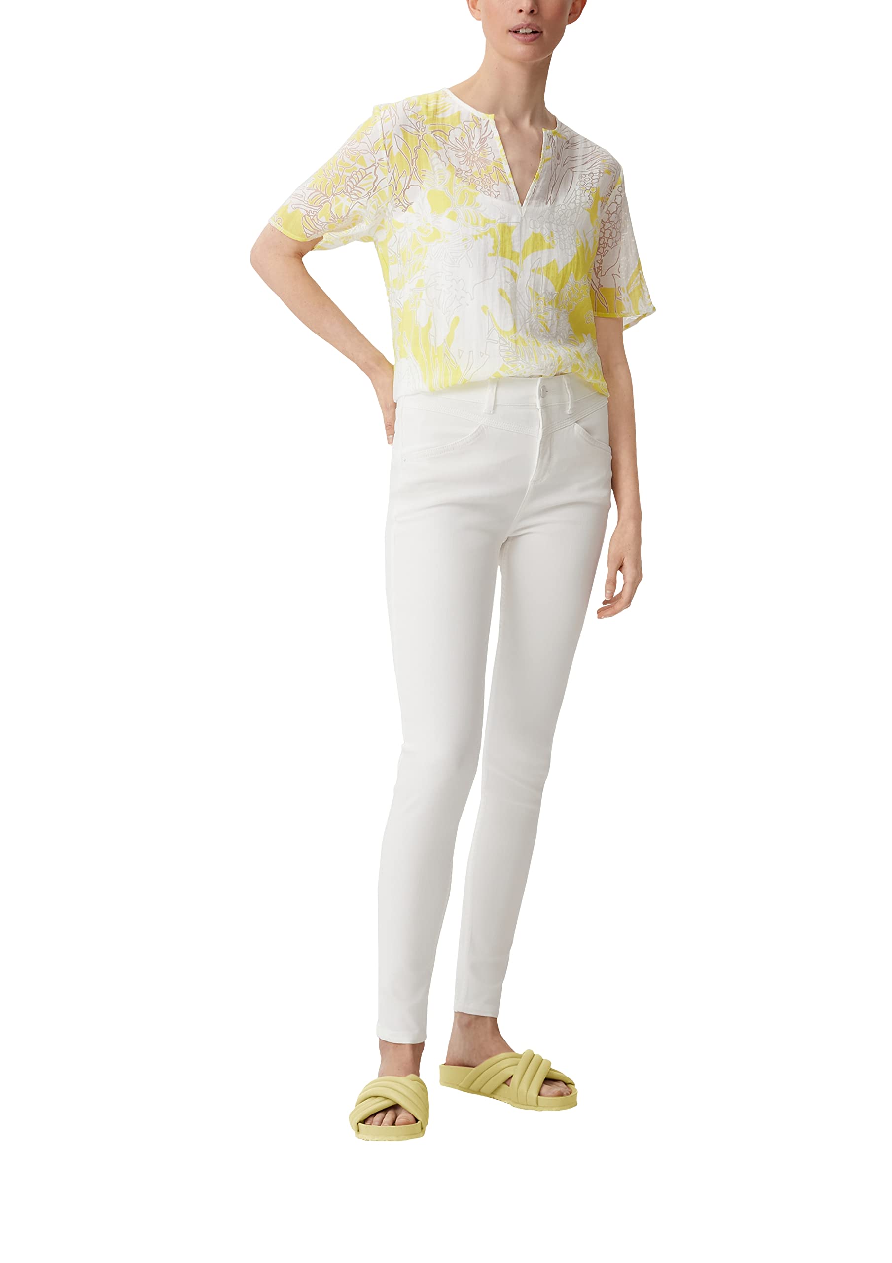 comma-hose-damen-schwarz-stoffhose image 3