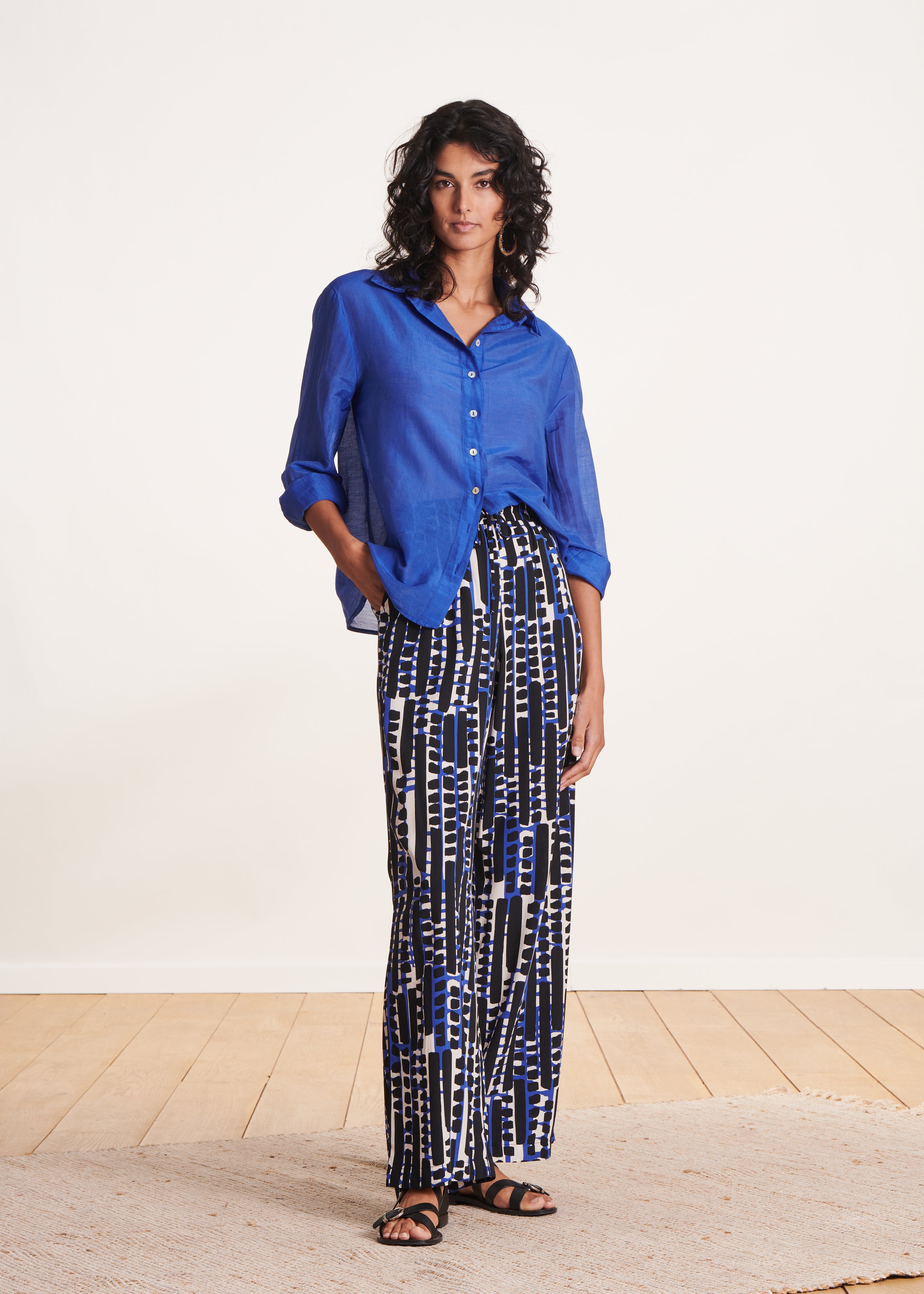 la-f-e-marabout-e-depa-bluse-blau-voile-baumwolle-seide image 2