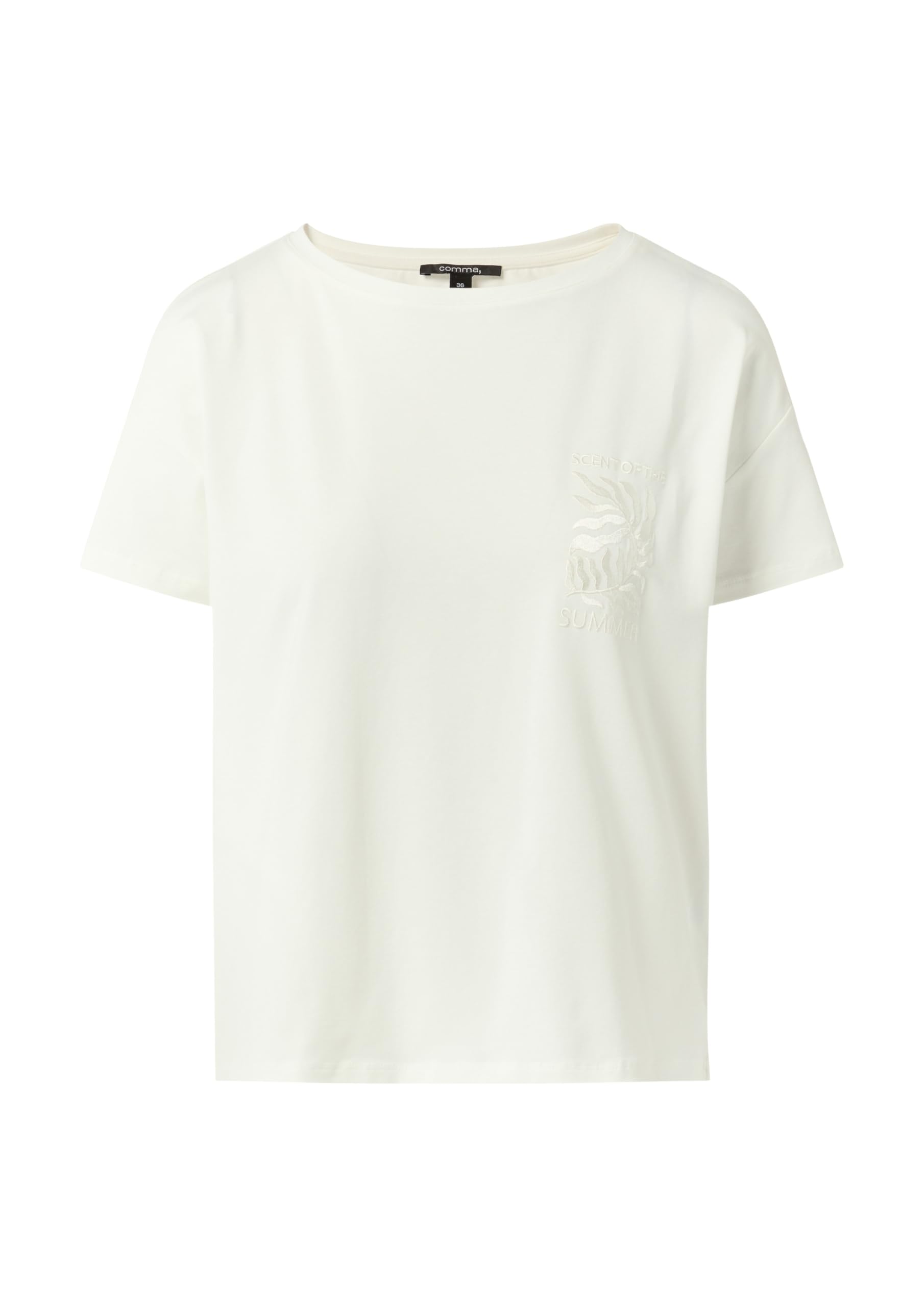 comma-t-shirt-t-rkis-6040-modalmix-shirt image 4
