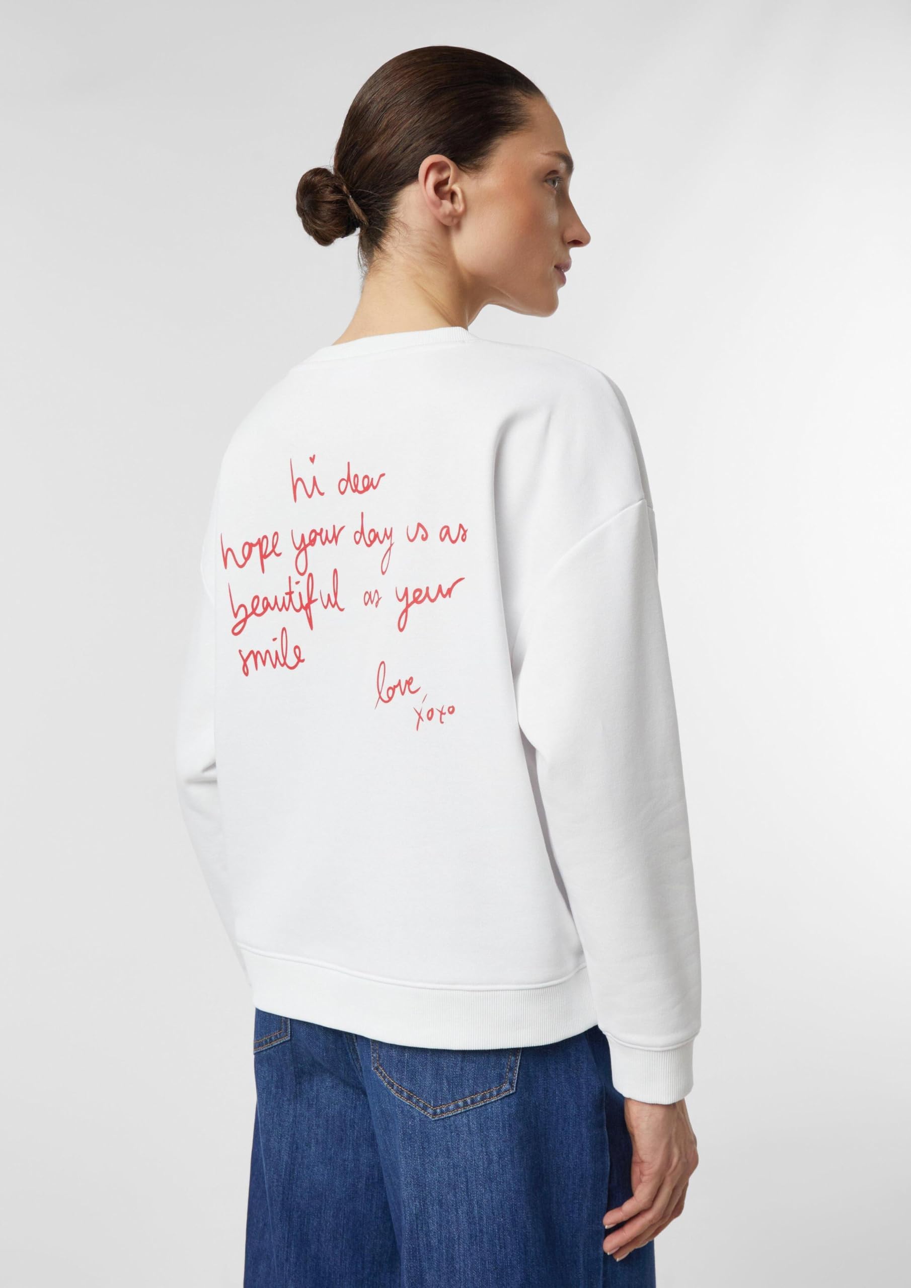comma-sweatshirt-relaxed-fit-stickerei-rundhals-wei-gr-32-46 image 3