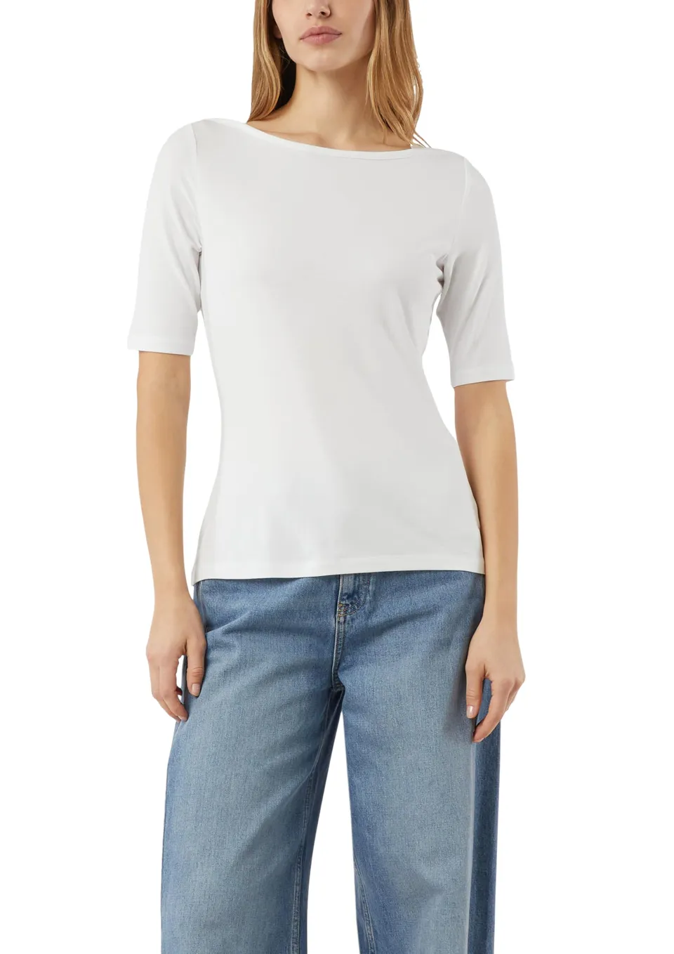 comma-viskosejersey-shirt-3-4-arm-wei-gr-36 image 1