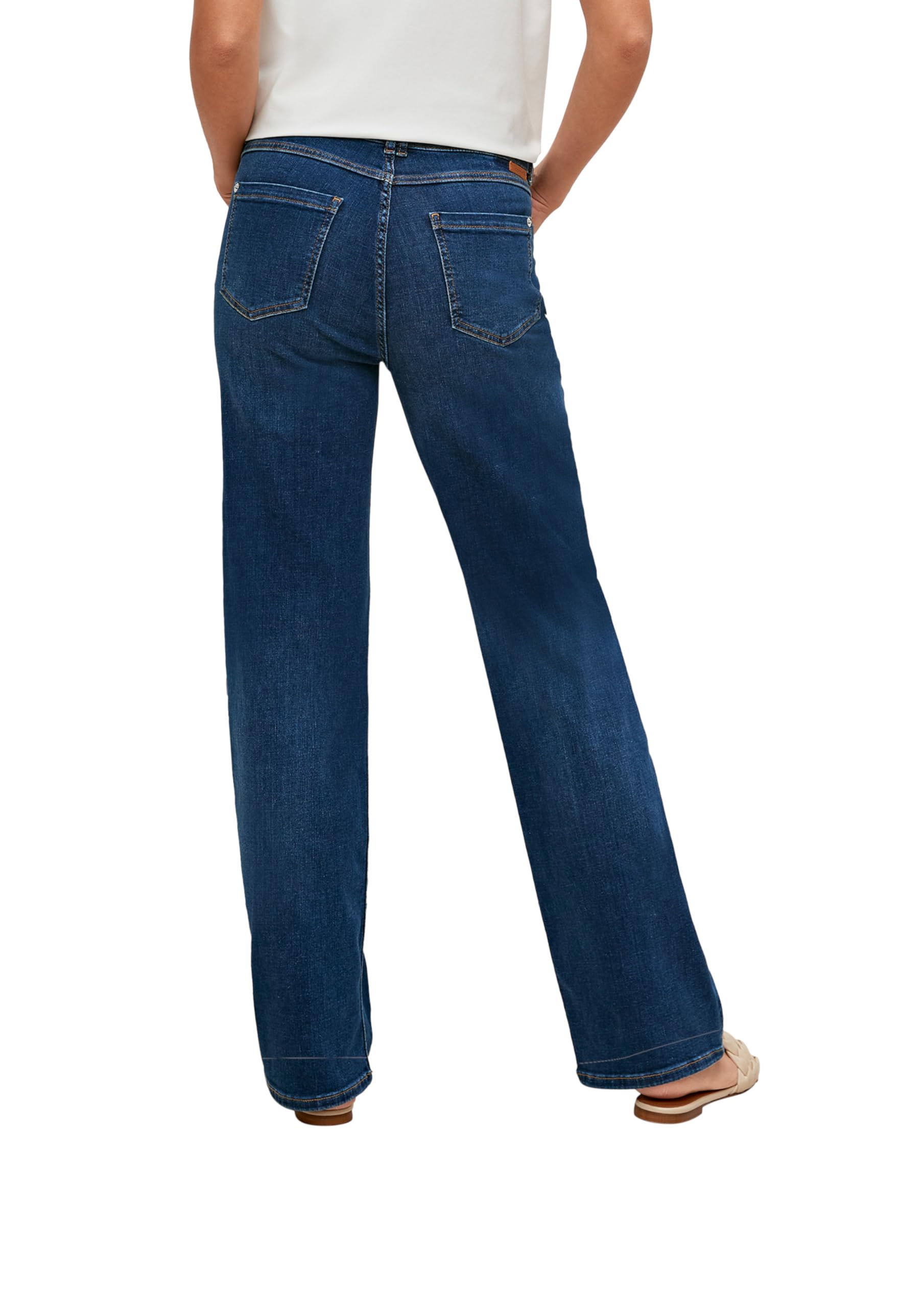 comma-trousers-freizeithose-culotte-gr-34-lang-tiefblau image 2