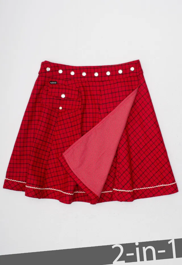 moshiki-hot-cookie-70-wickelrock-tweed-50-cm-wendbar image 1