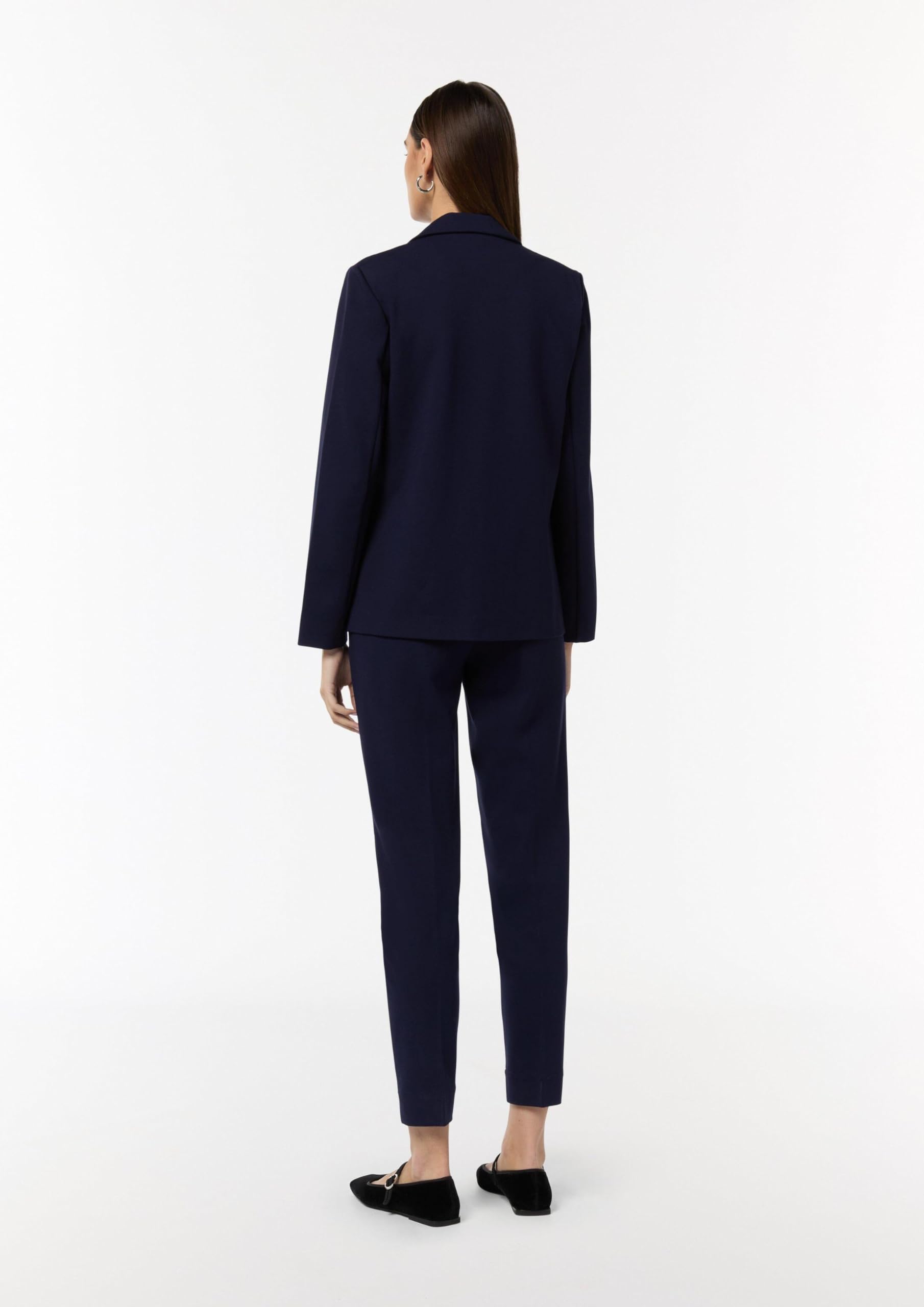 comma-jersey-blazer-gr-e-34-navy-stretch image 7