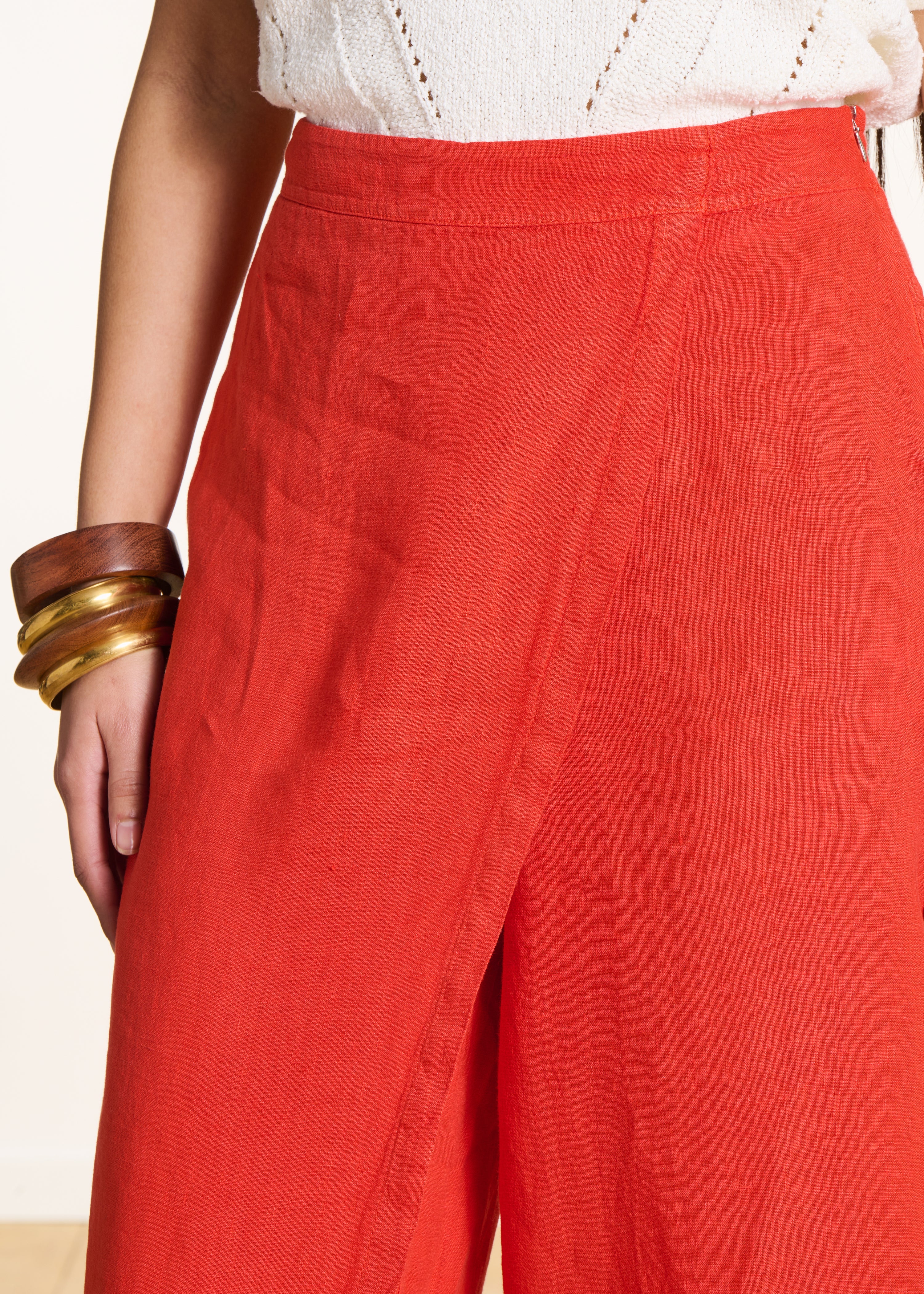 la-f-e-marabout-e-fulano-hose-orange-leinen-7-8-weit image 5