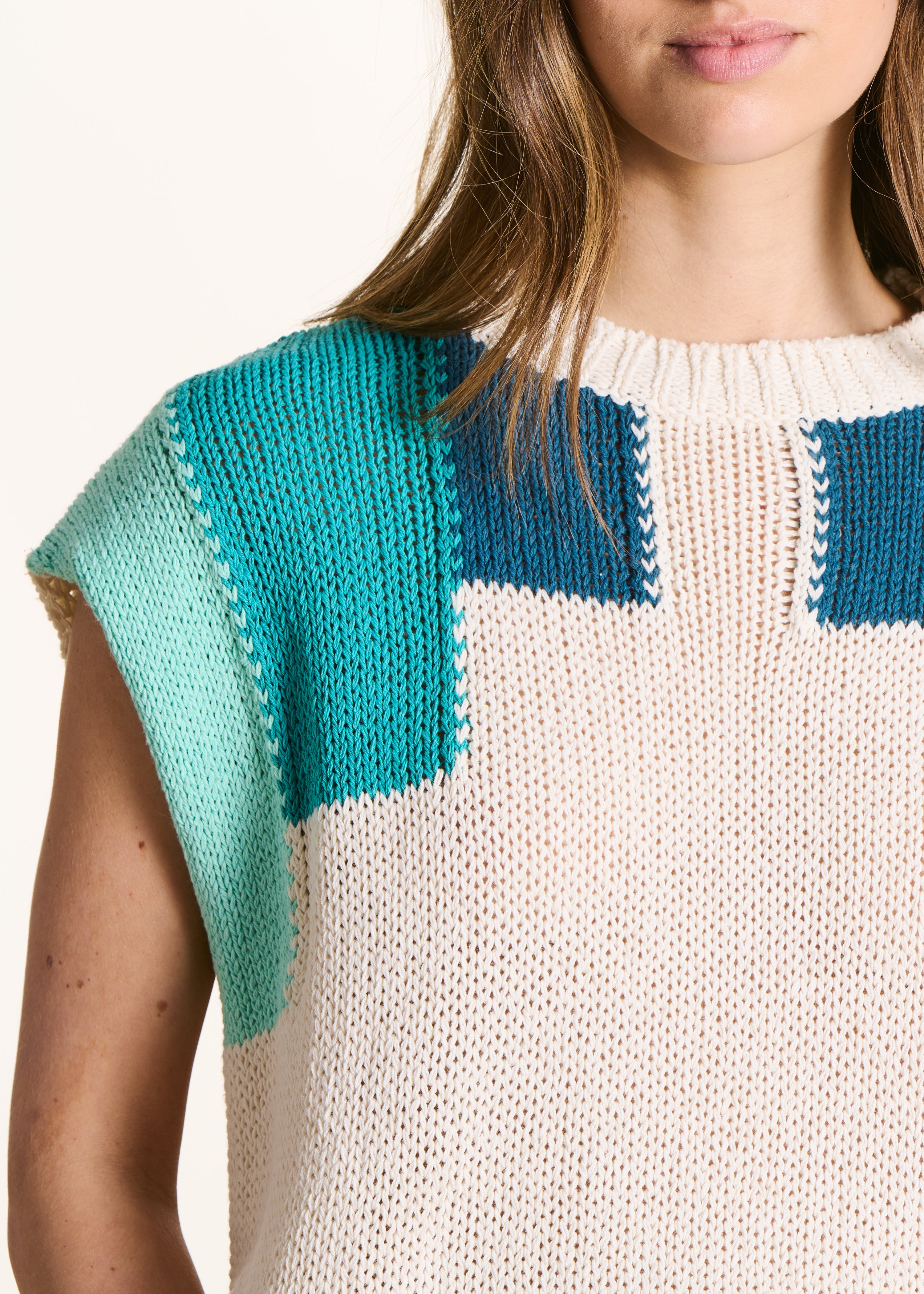 la-f-e-marabout-e-floyd-pullover-kurz-wei-blau-lagune image 5