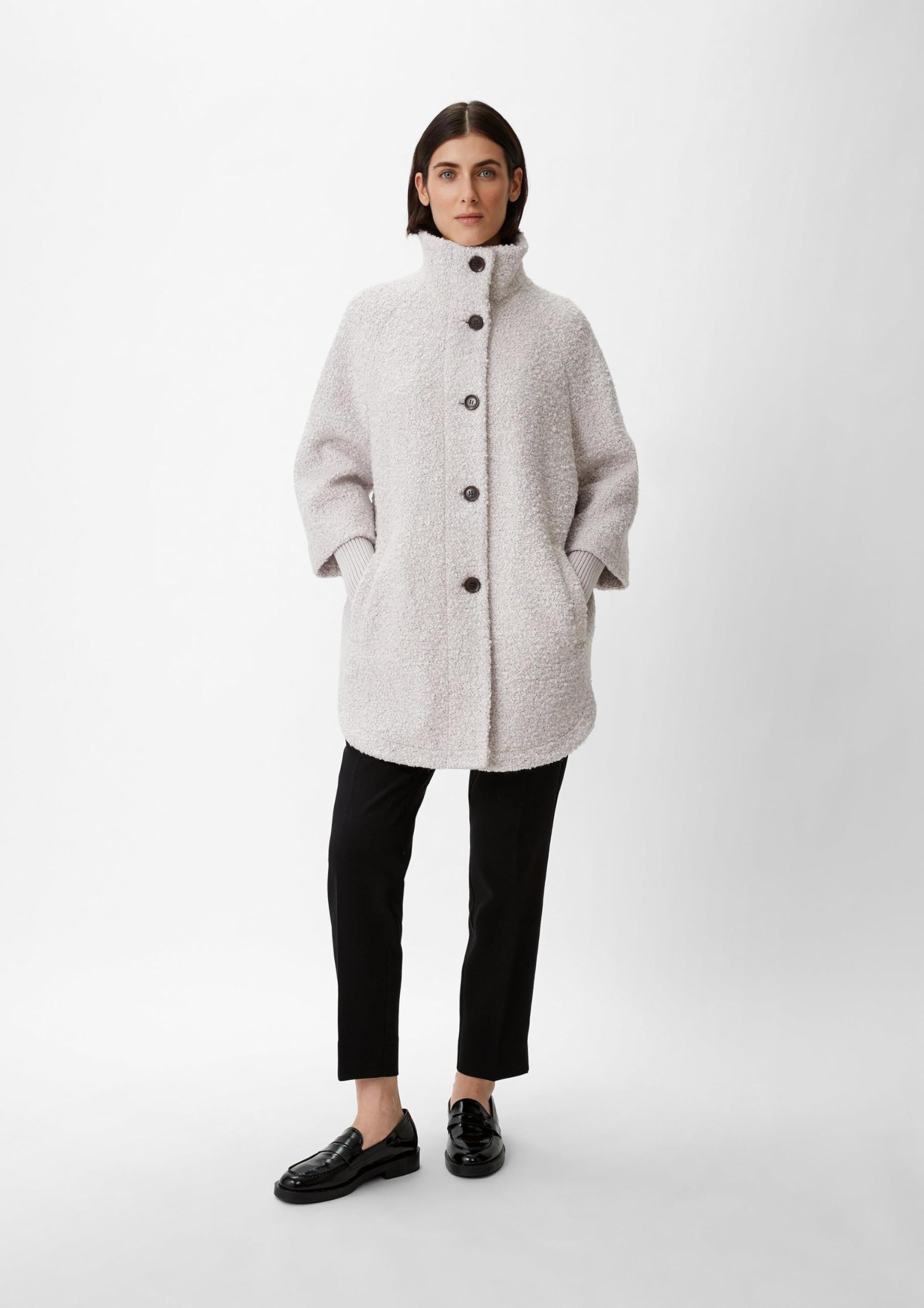 comma-boucl-jacke-beige-gr-44-wollmix image 3