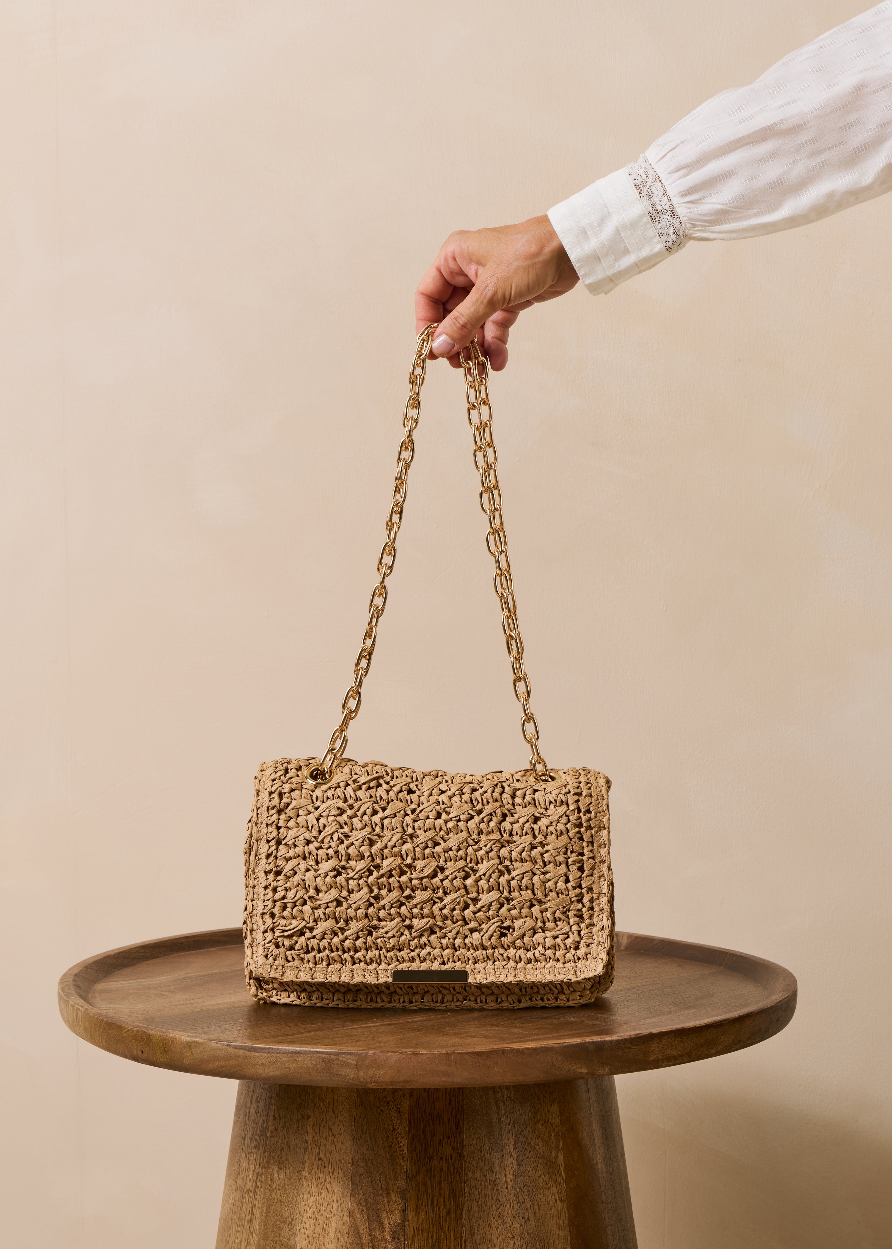la-f-e-marabout-e-folain-tasche-beige-stroh image 1