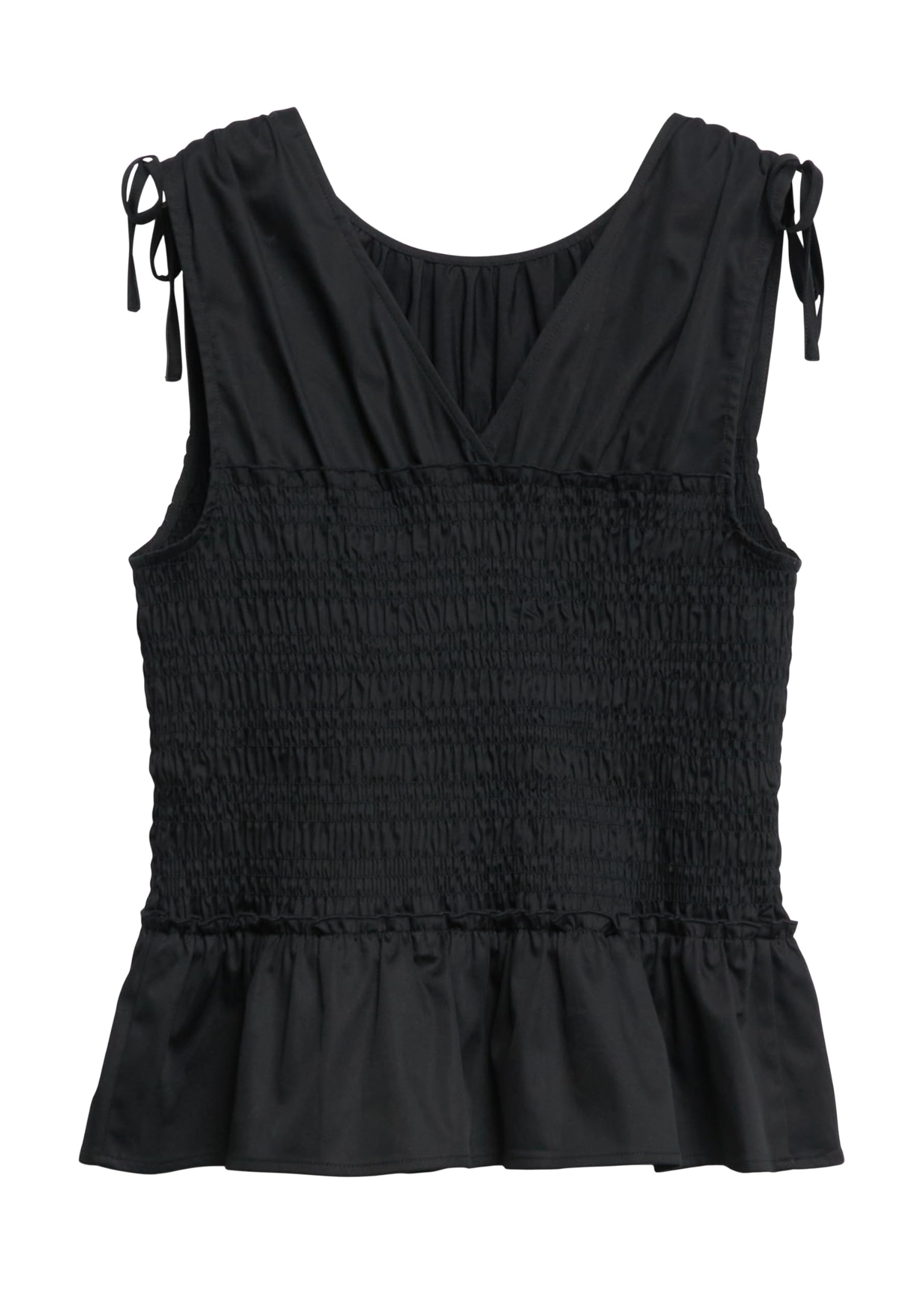 comma-blouses-gesmockte-popeline-bluse-volants-rmellos image 4