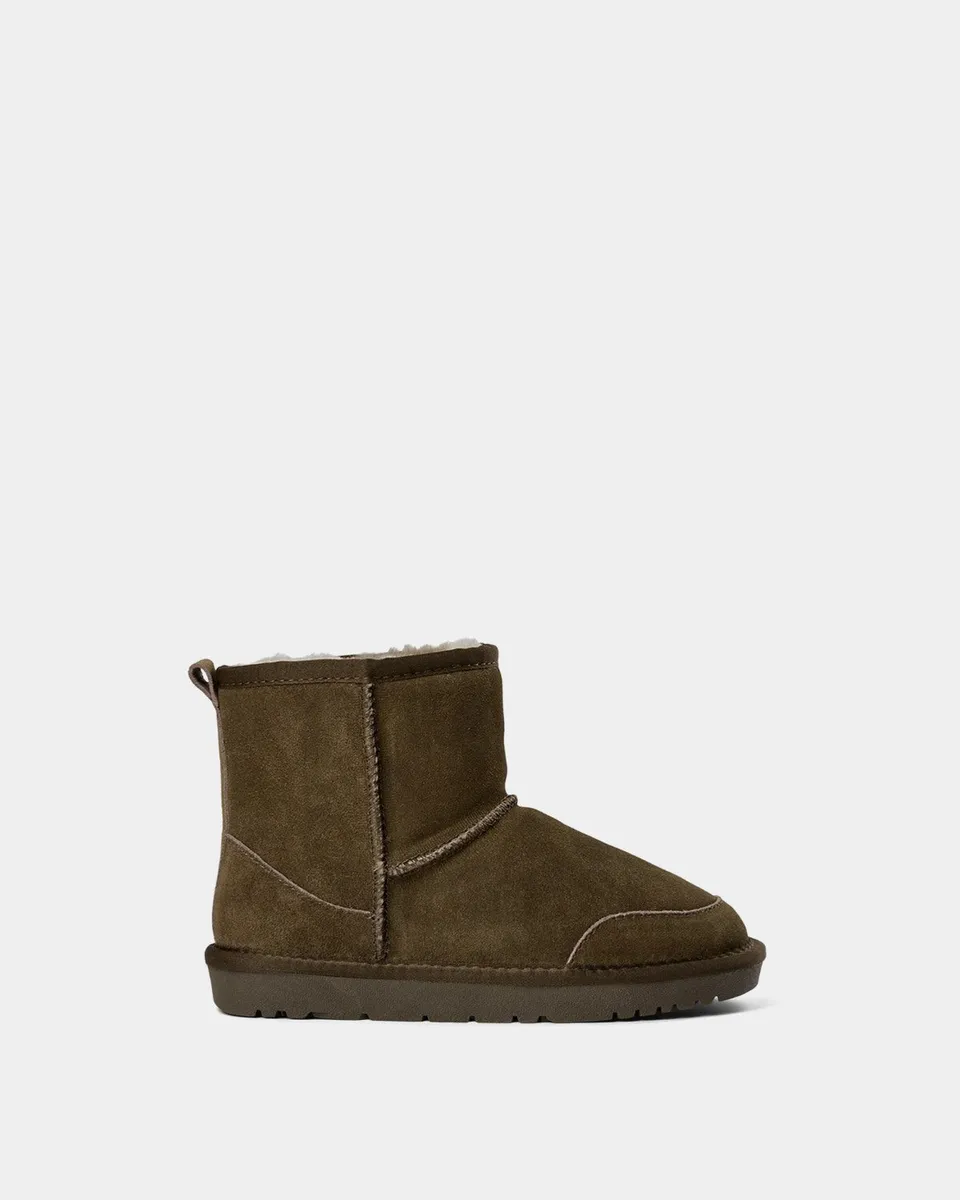 sofie-schnoor-women-bettysw-teddy-boot-dunkelgr-n-lammfell image 1