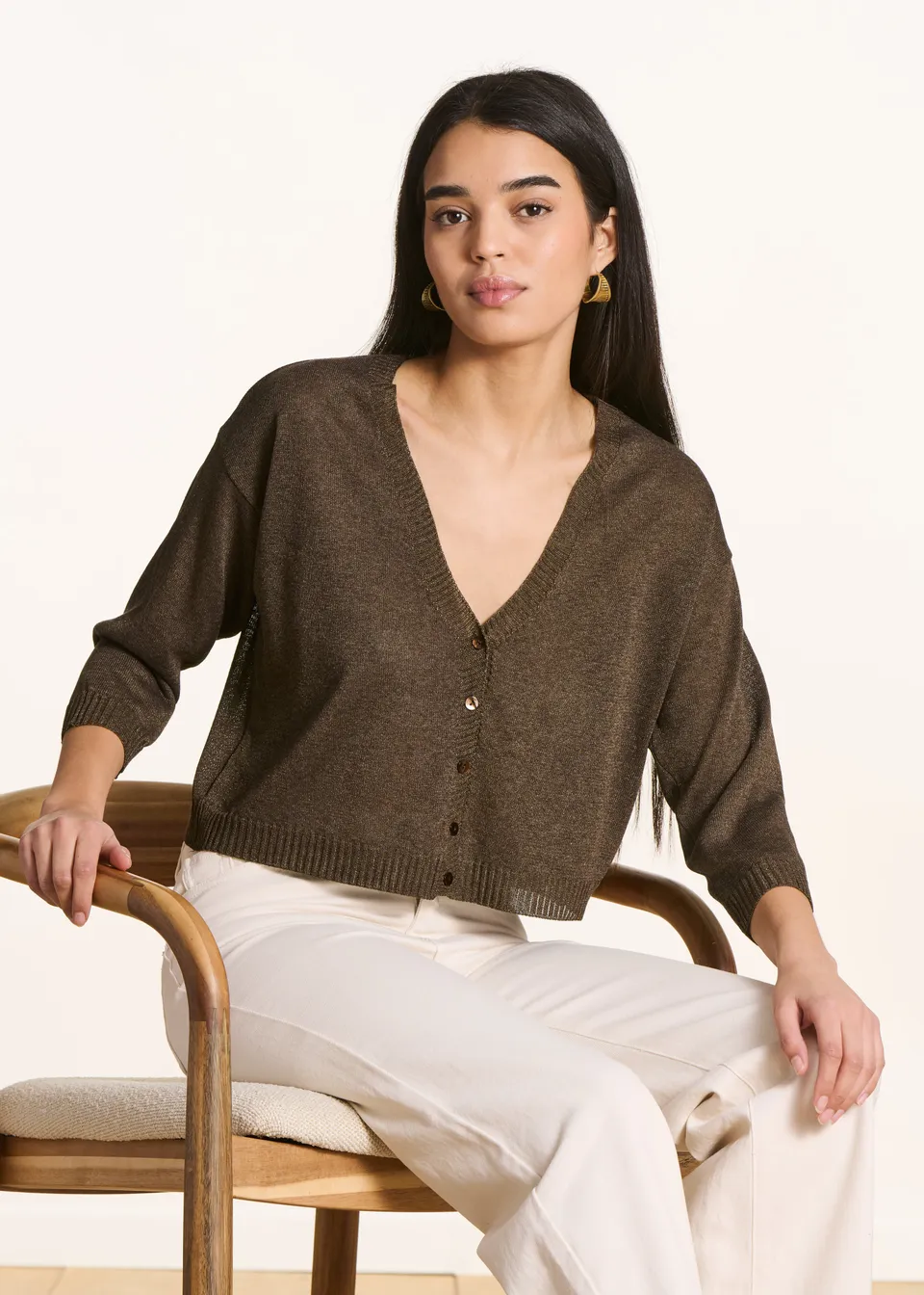 la-f-e-marabout-e-manele-strickweste-braun-gr-m image 1
