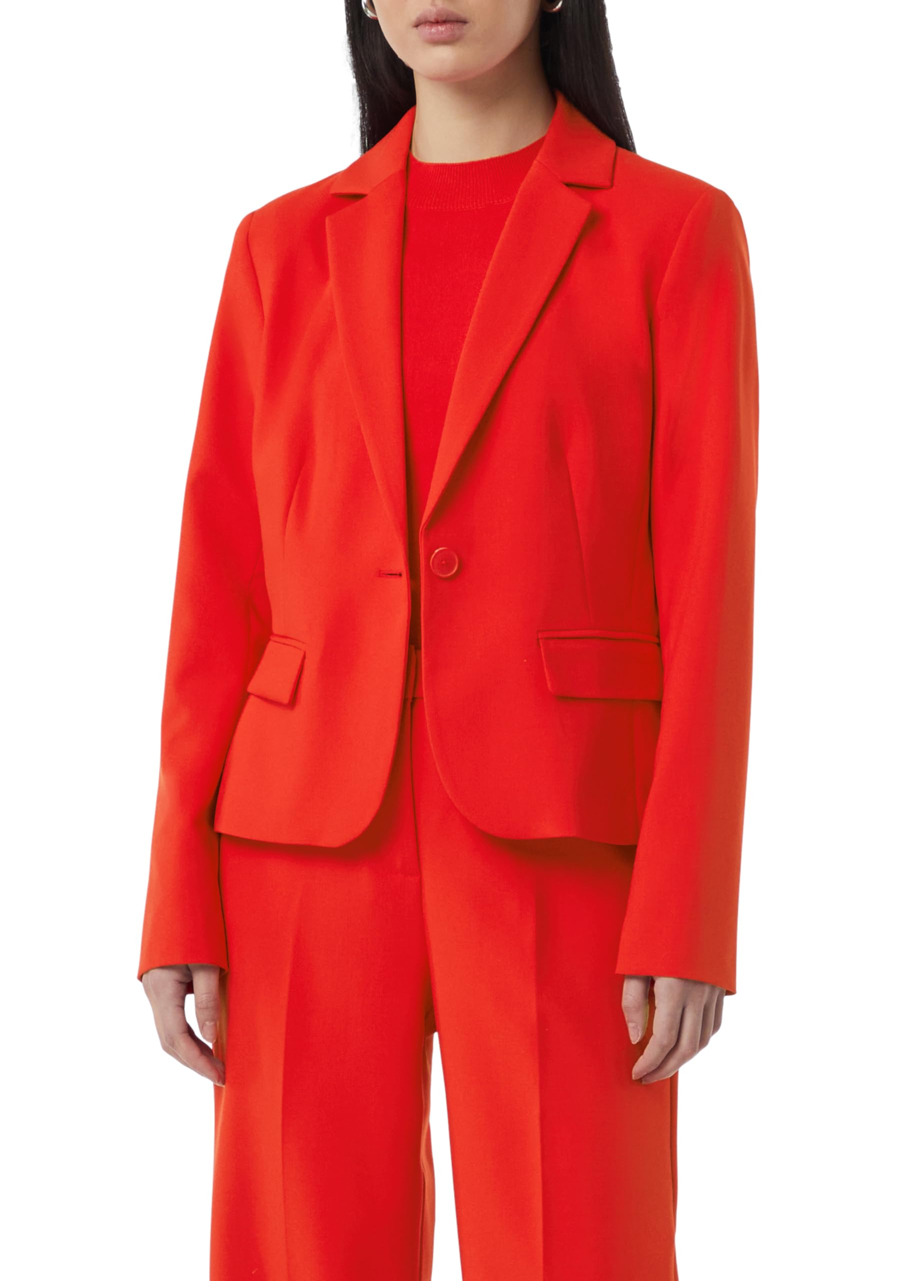 comma-taillierter-blazer-mit-pattentaschen-blazer-gr-36-business image 1