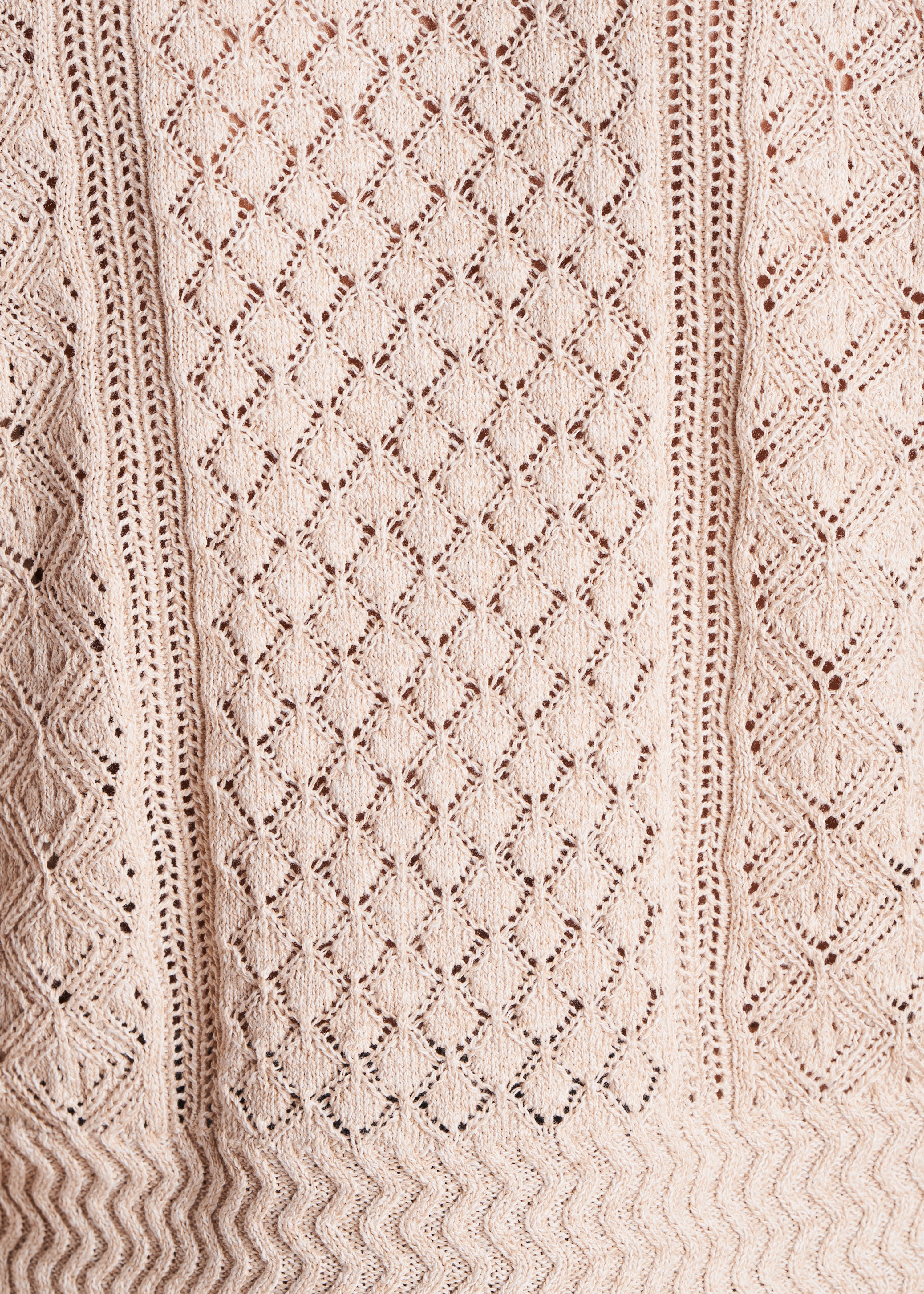la-f-e-marabout-e-dinan-gilet-damen-beige-meliert-baumwolle image 4