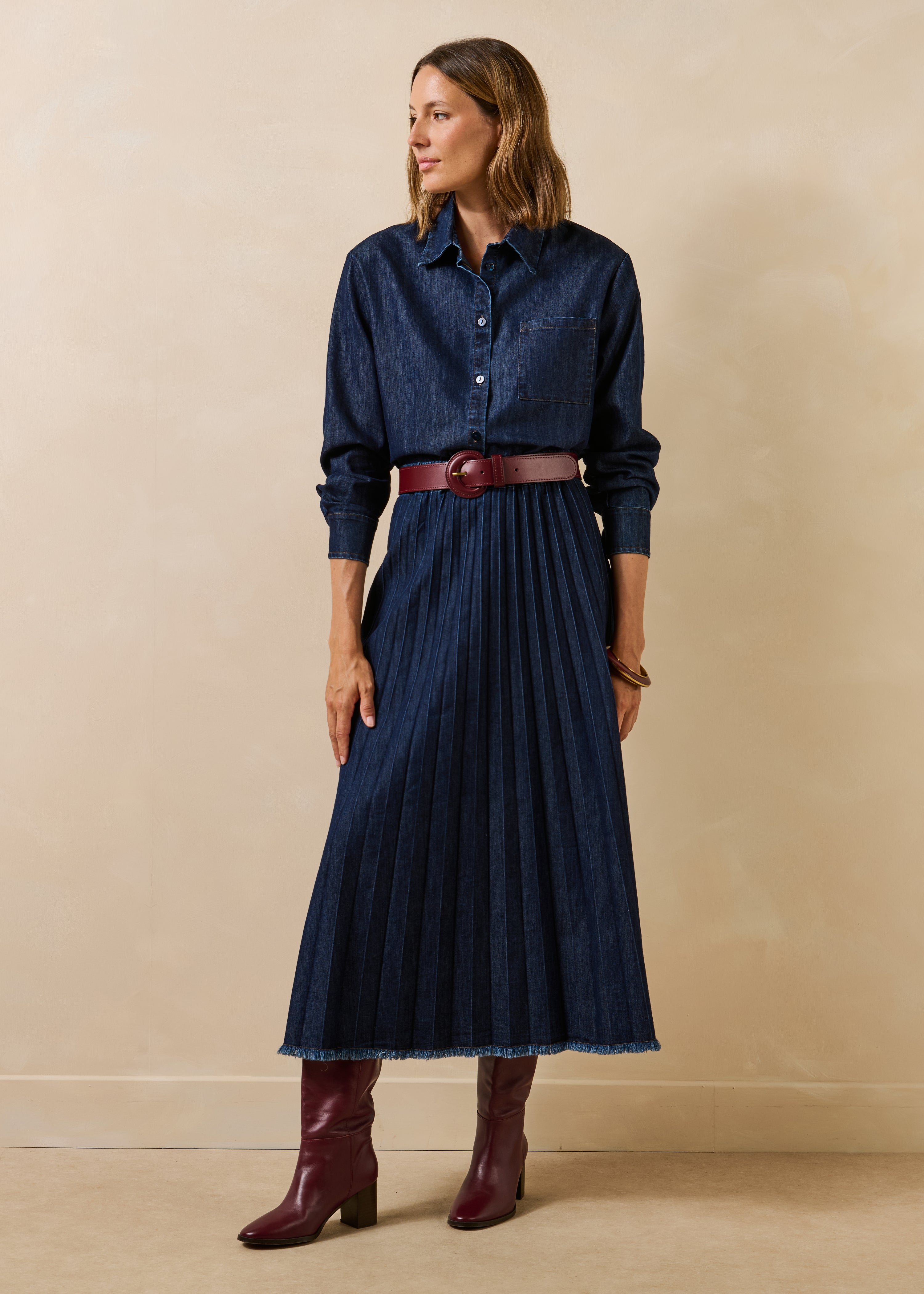 la-f-e-marabout-e-zakui-stiefel-bordeaux-leder-absatz image 4