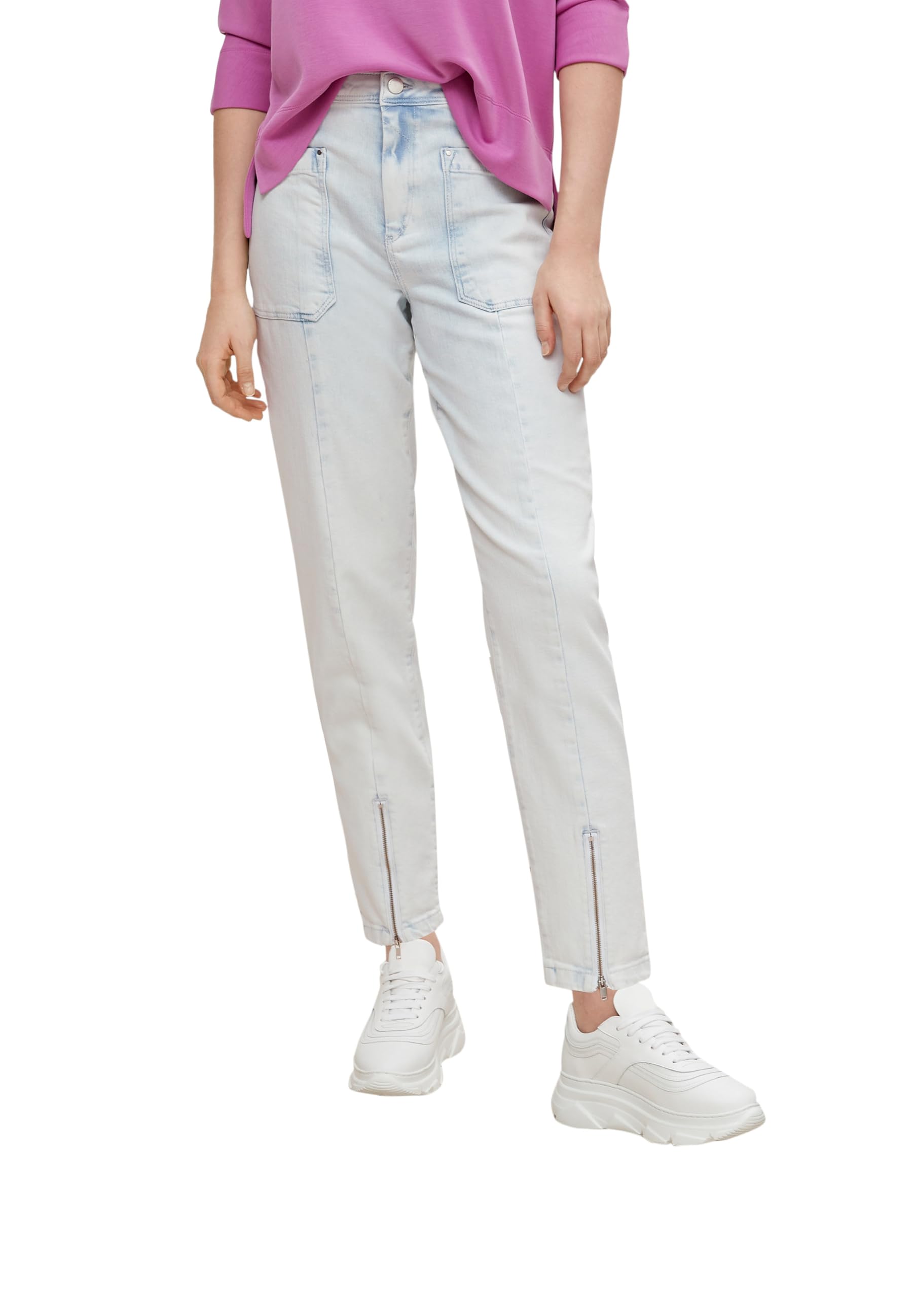 comma-ci-freizeithose-damen-jeans-hellblau-54z2-bootcut image 6