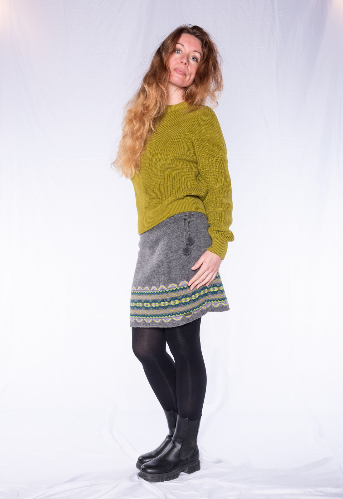 moshiki-hot-cookie-pranita-skirt-strickrock-grau-wolle image 2