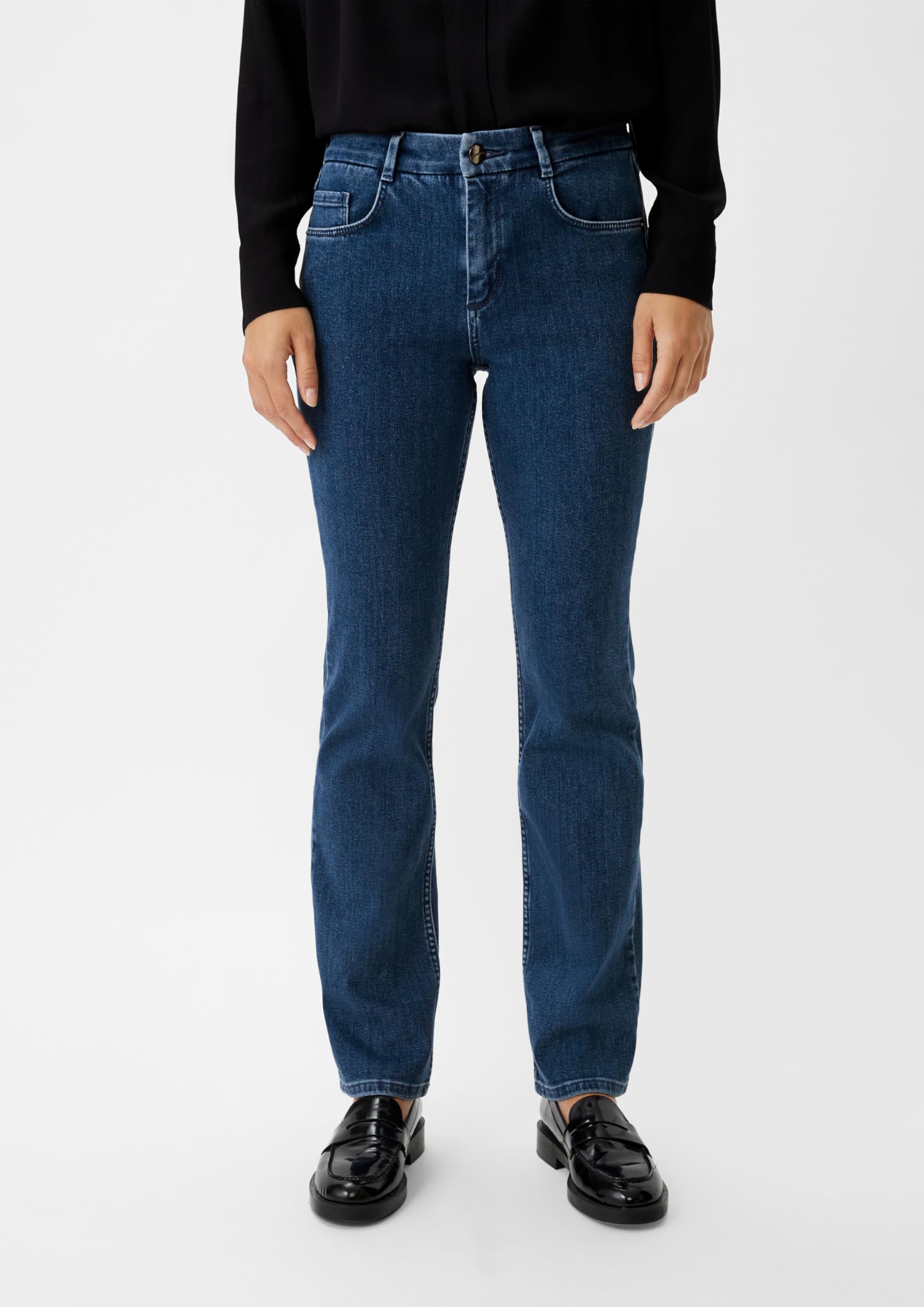 comma-jeans-semi-wide-leg-mid-rise-blau-gr-38w-32l image 5