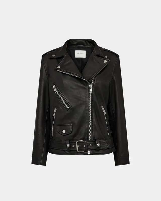 sofie-schnoor-lemosw-lederjacke-schwarz-34-lammleder image 1