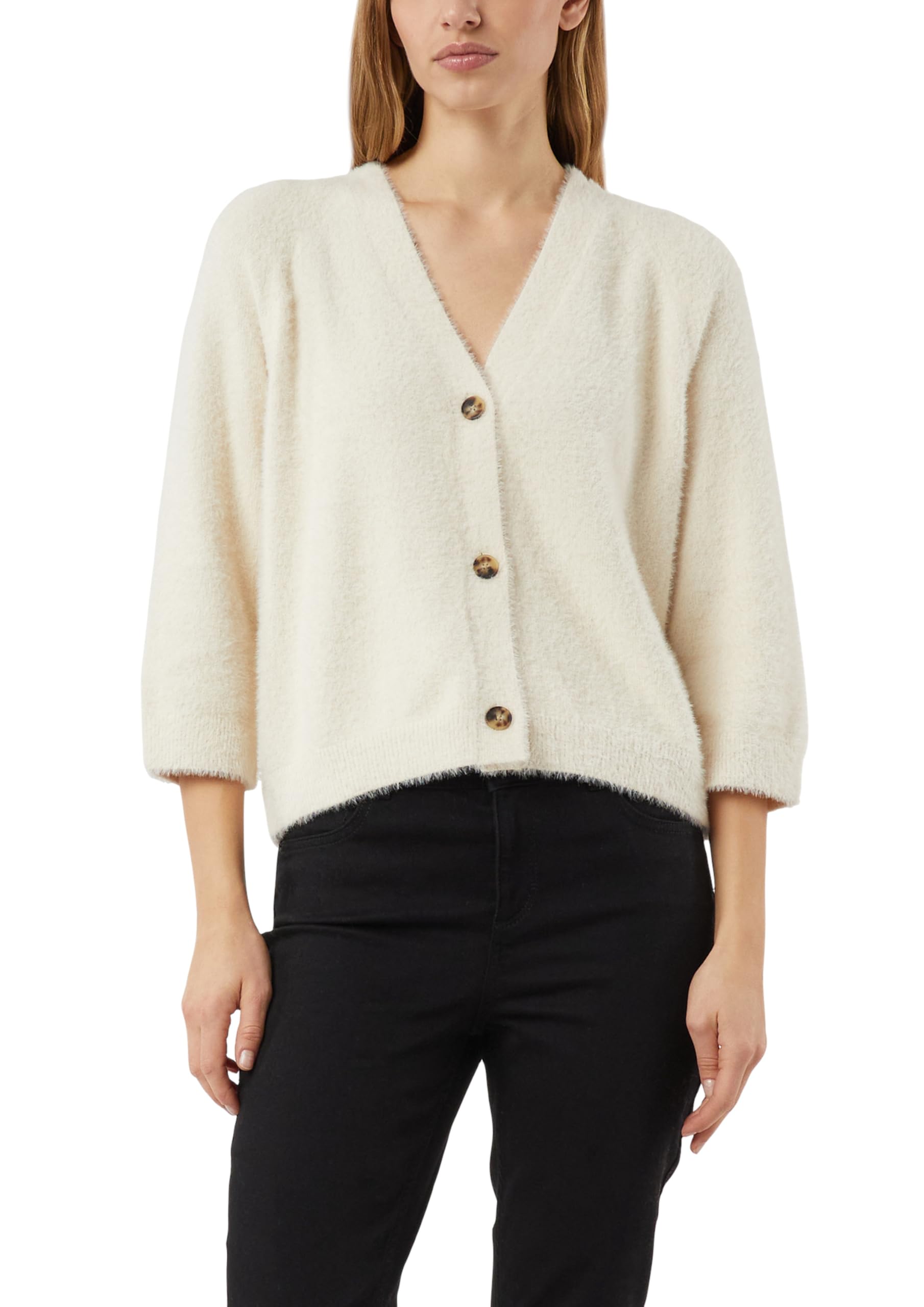 comma-jackets-strickjacke-v-ausschnitt-wei image 8