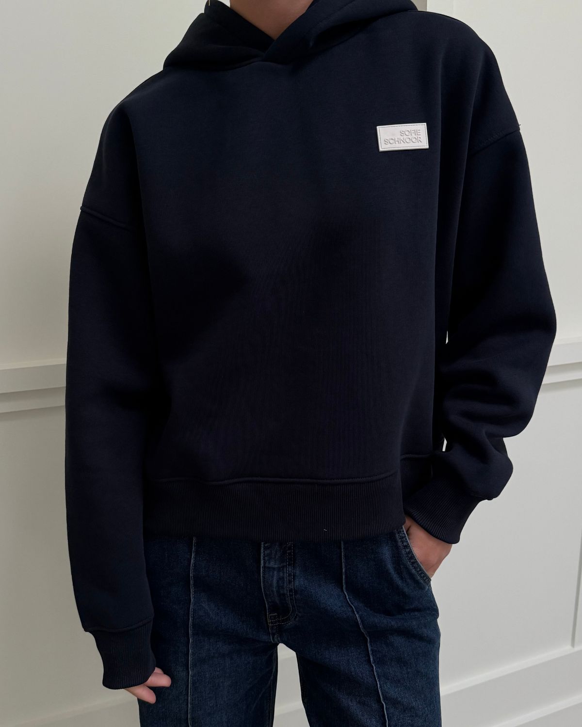 sofie-schnoor-women-basiksw-hoodie-navy-blue-baumwolle image 3