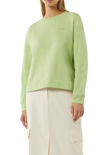 comma-sweatshirt-baumwollmix-mit-stickerei-gr-n image 8