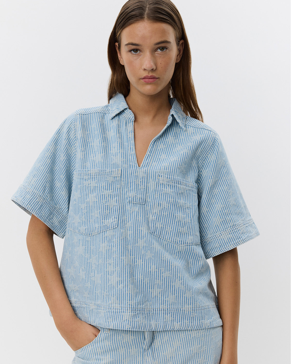 sofie-schnoor-women-giannasw-bluse-hellblau-gr-38-sterne image 5