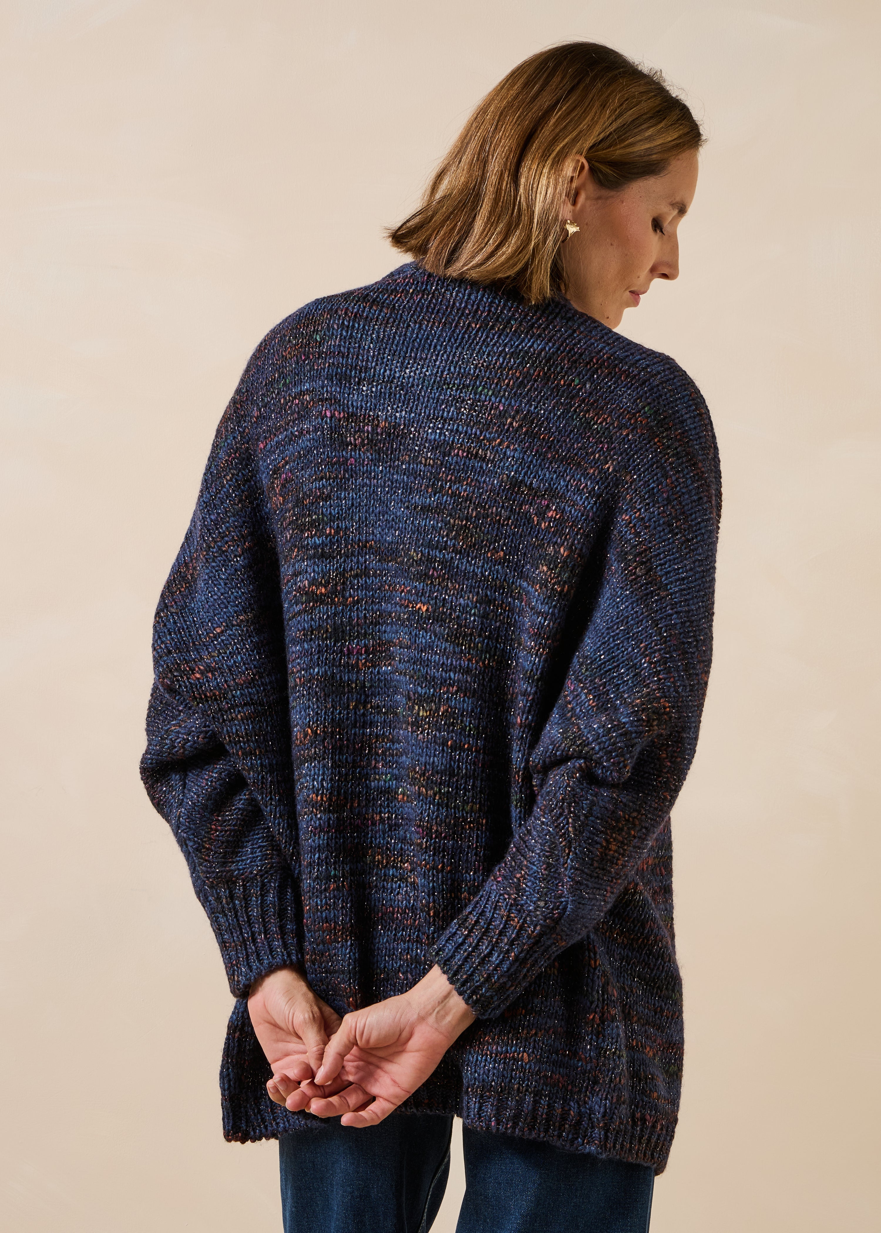 la-f-e-marabout-e-camillo-strickweste-blau-oversize-wolle image 3
